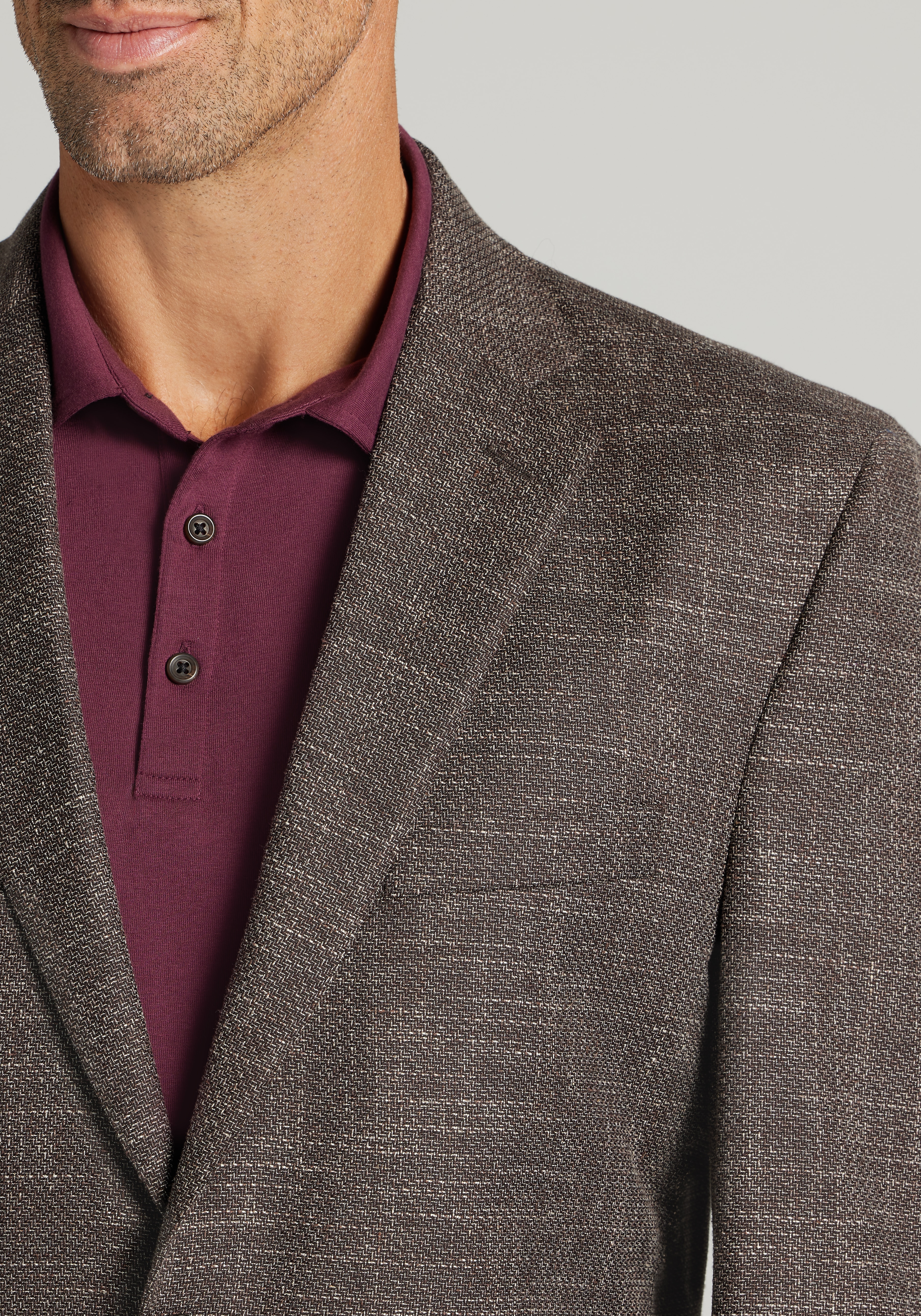 Reserve Collection Traditional Fit Crosshatch Sportcoat