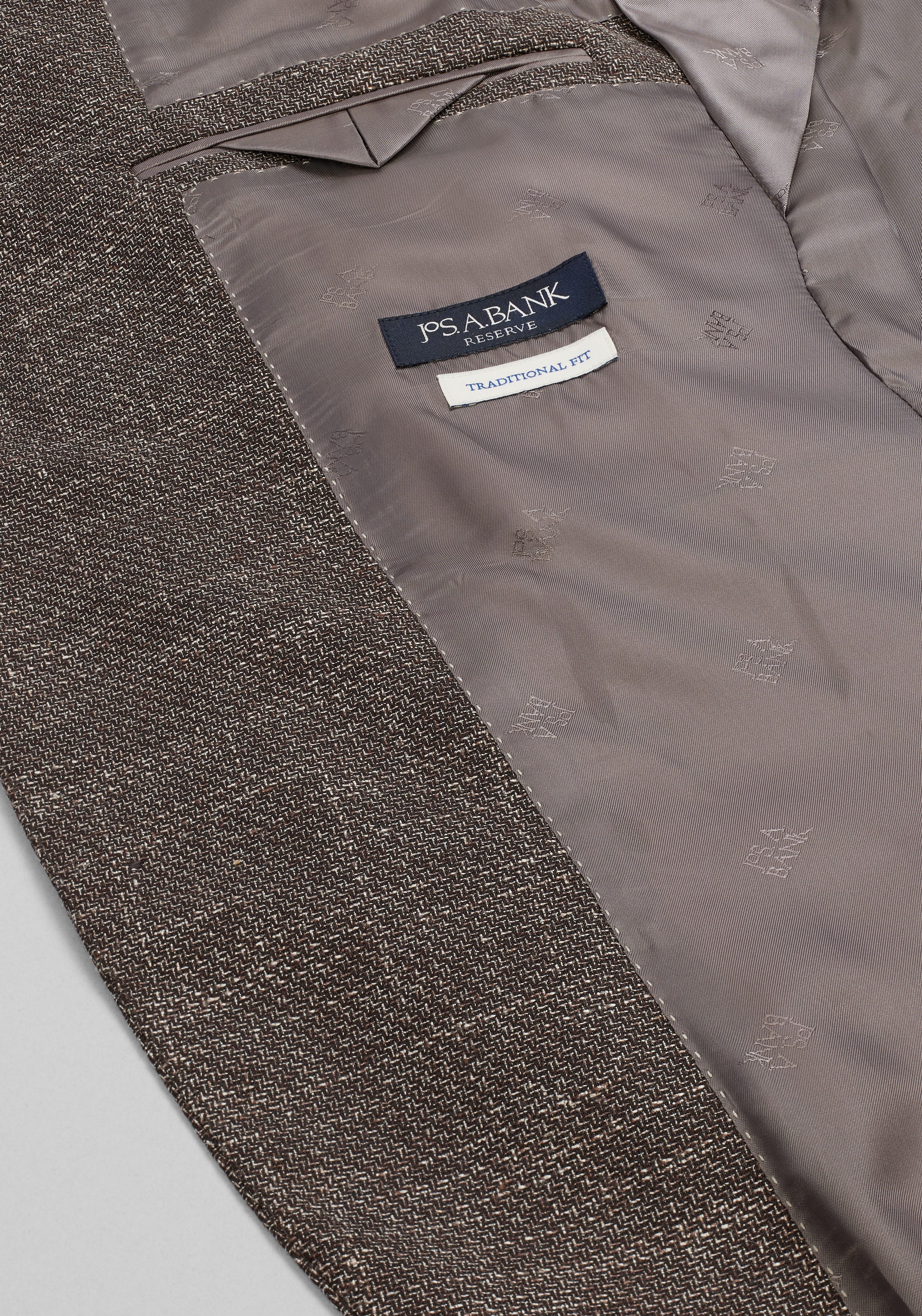 Reserve Collection Traditional Fit Crosshatch Sportcoat