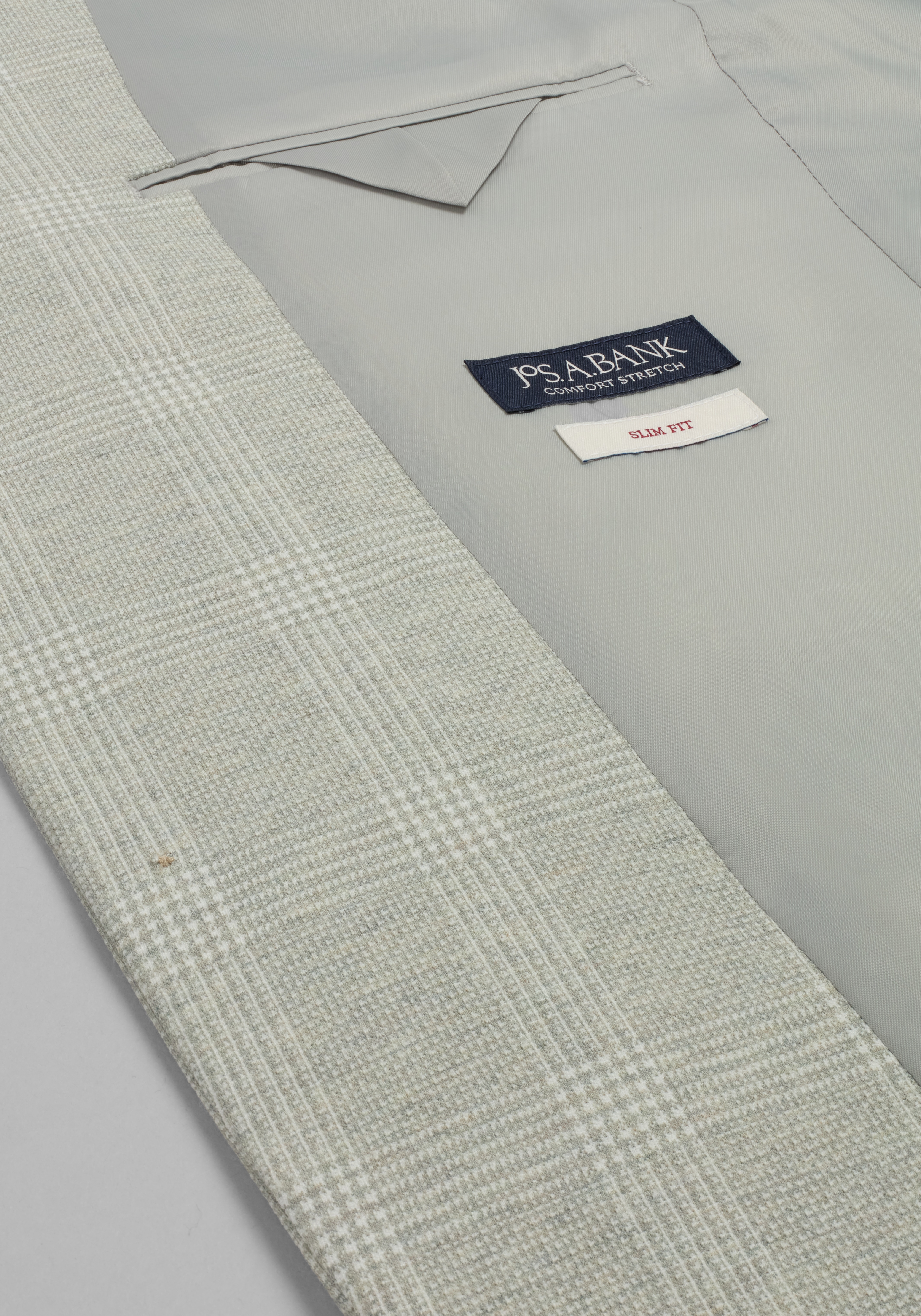 Jos. A. Bank Slim Fit Comfort Stretch Knit Plaid Sportcoat