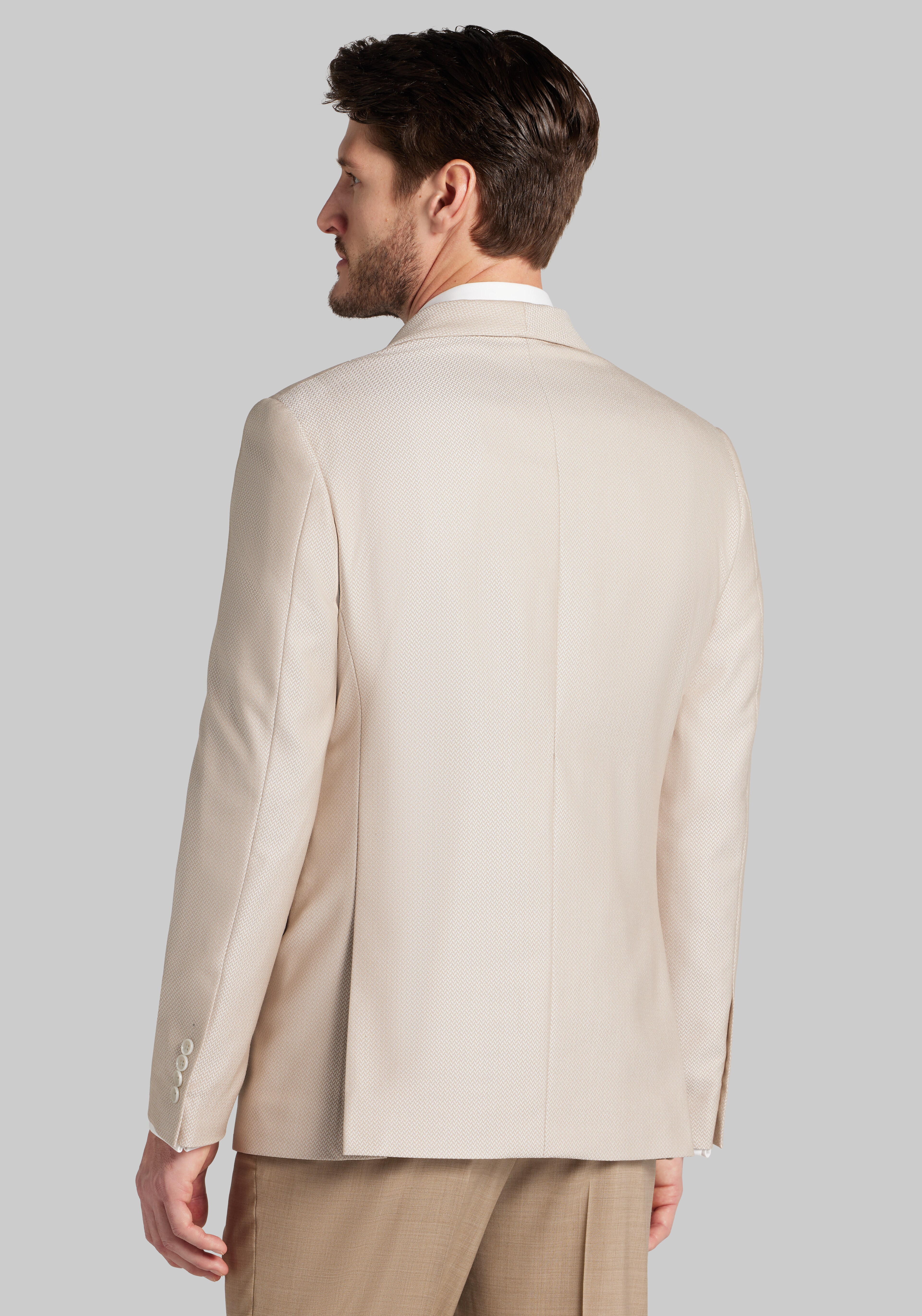 Jos. A. Bank Slim Fit Comfort Stretch Herringbone Dinner Jacket CLEARANCE