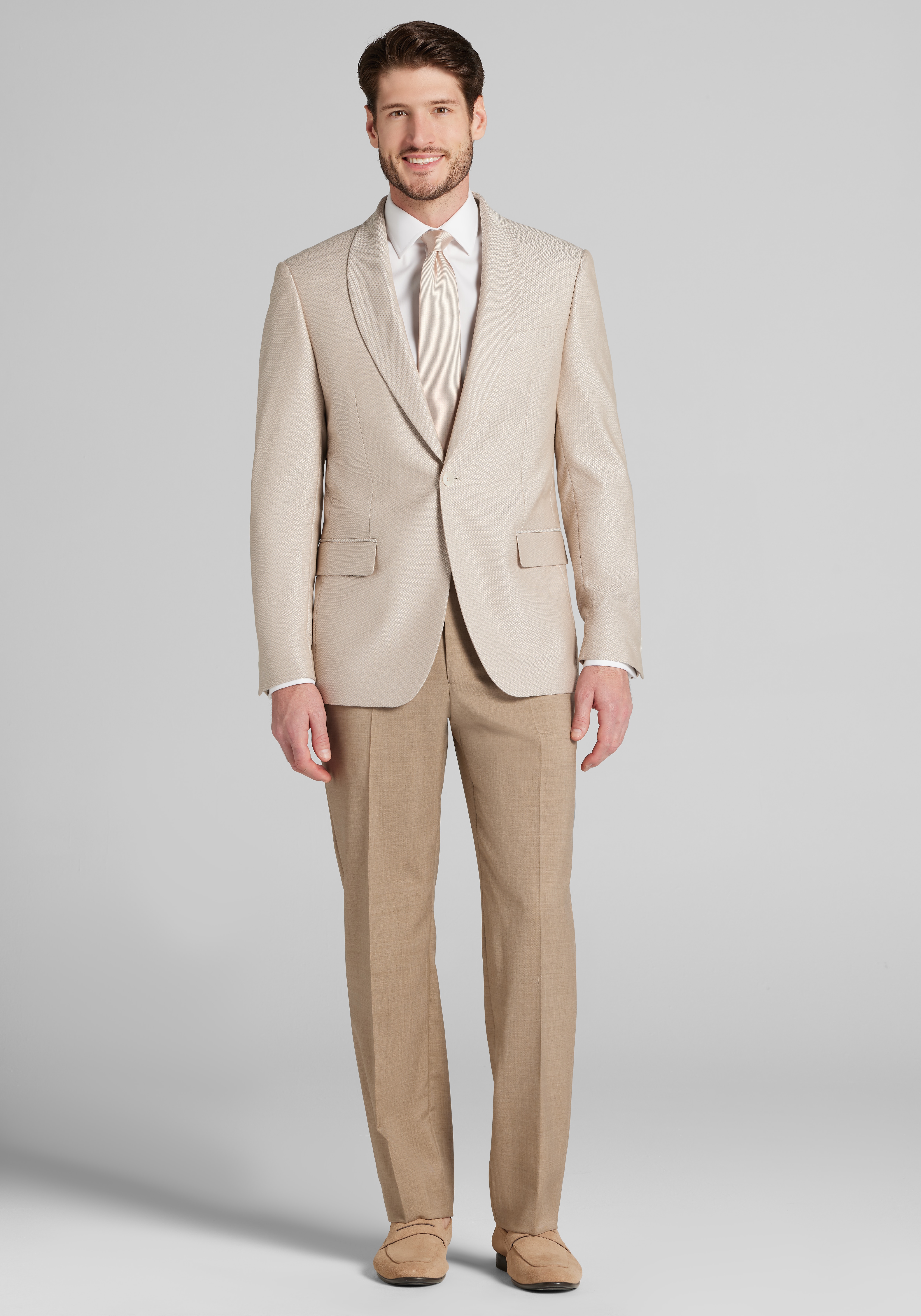 Jos. A. Bank Slim Fit Comfort Stretch Herringbone Dinner Jacket