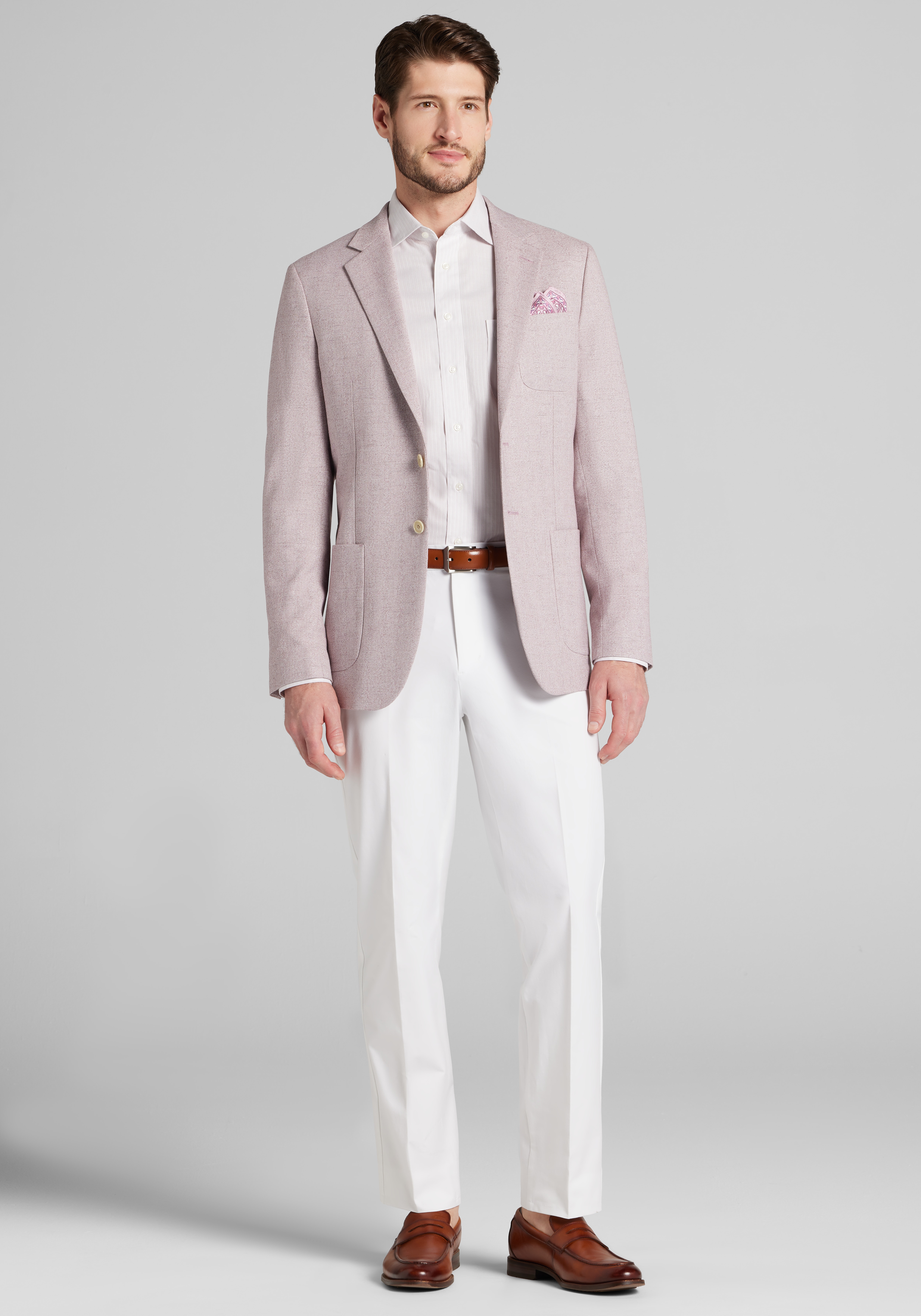 Jos. A. Bank Slim Fit Comfort Stretch Herringbone Sportcoat