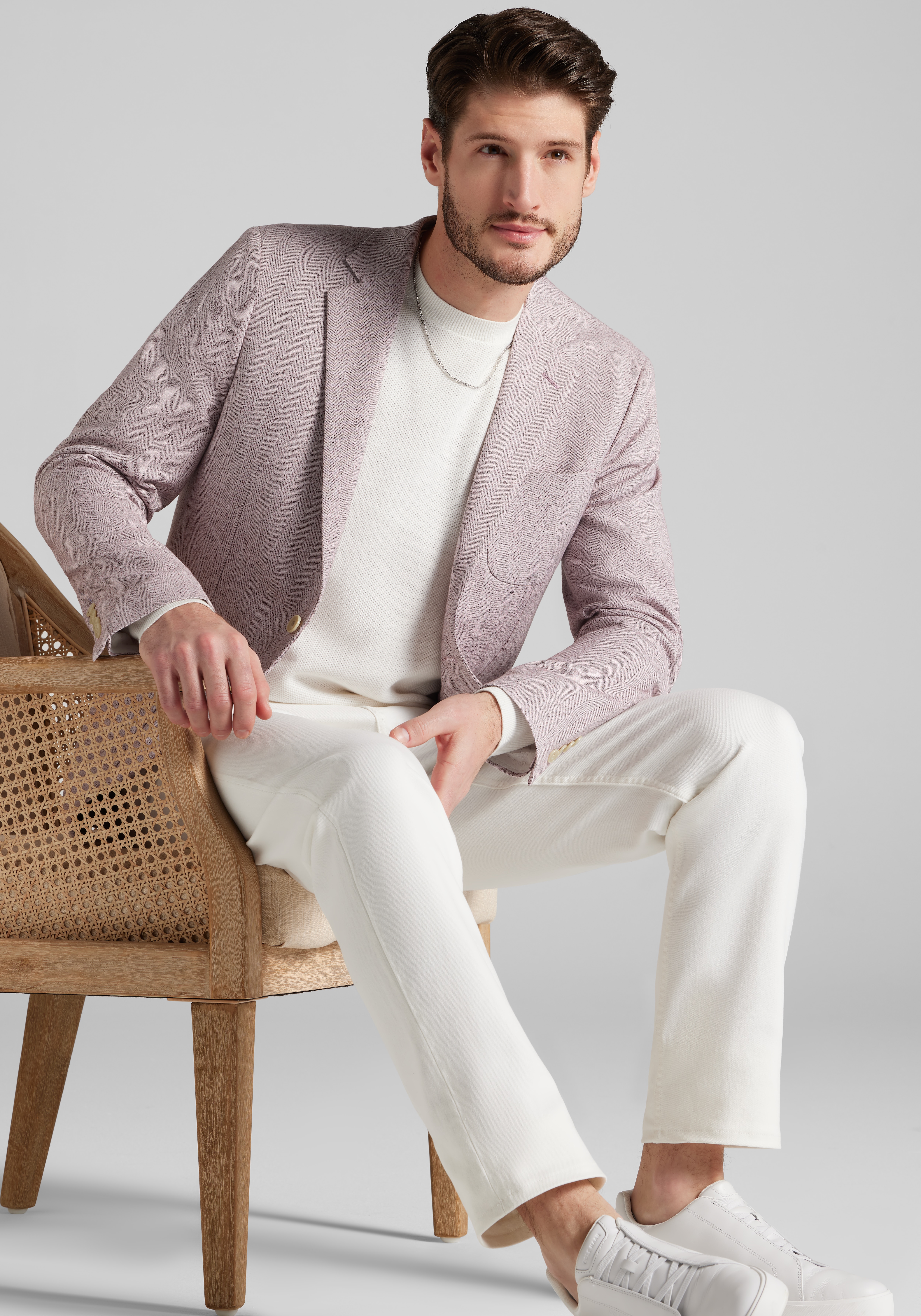 Jos. A. Bank Slim Fit Comfort Stretch Herringbone Sportcoat
