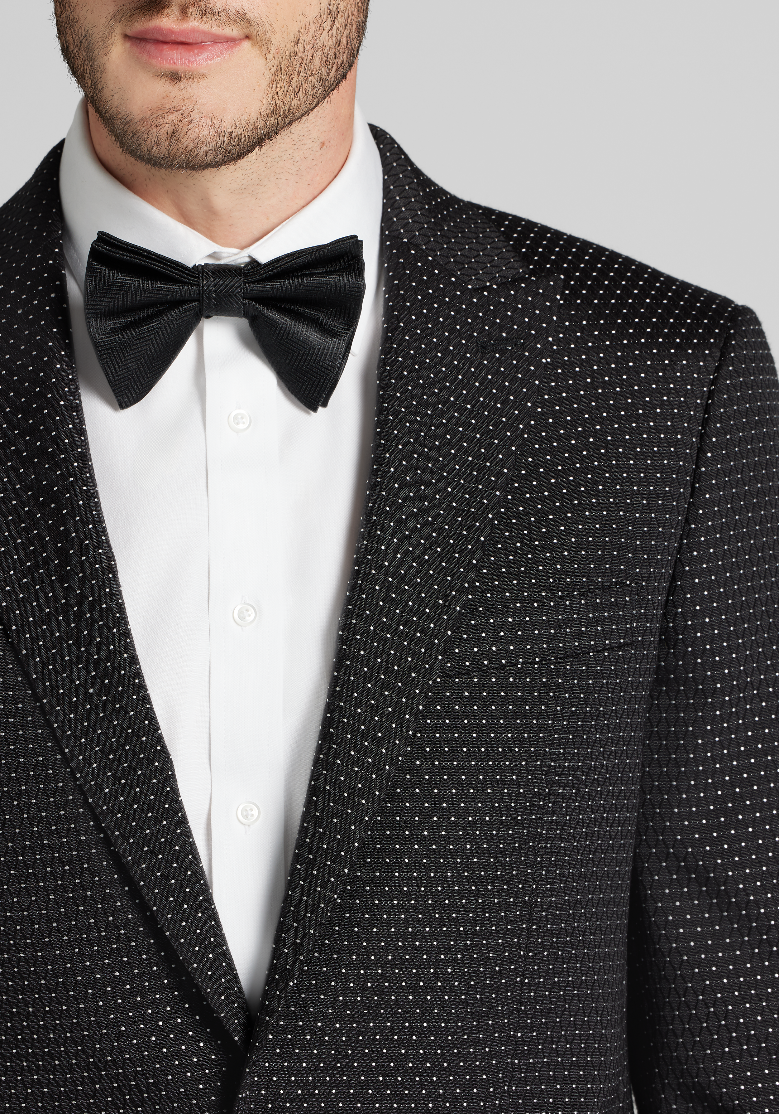Jos. A. Bank Slim Fit Polka Dot Dinner Jacket
