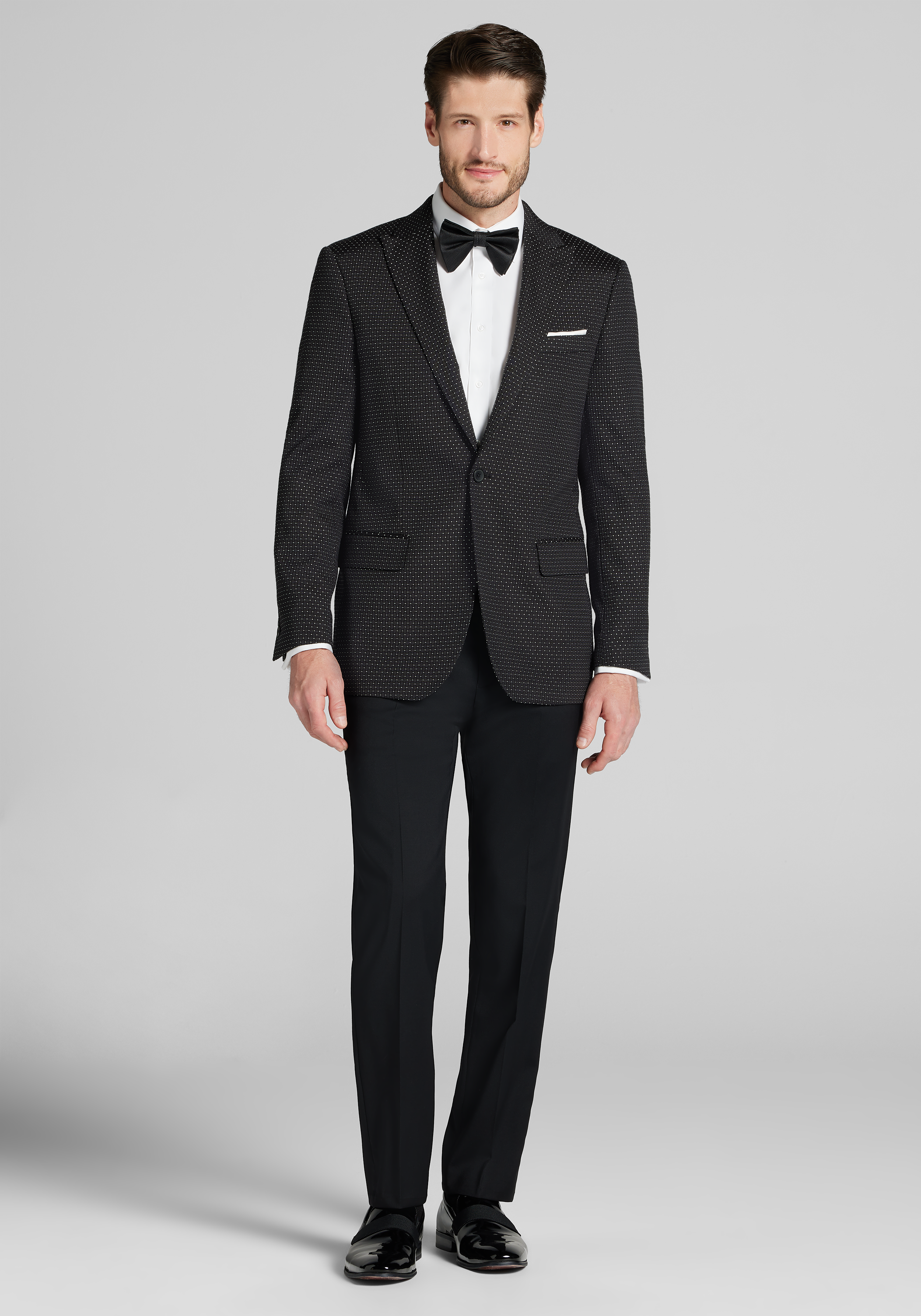 Jos. A. Bank Slim Fit Polka Dot Dinner Jacket