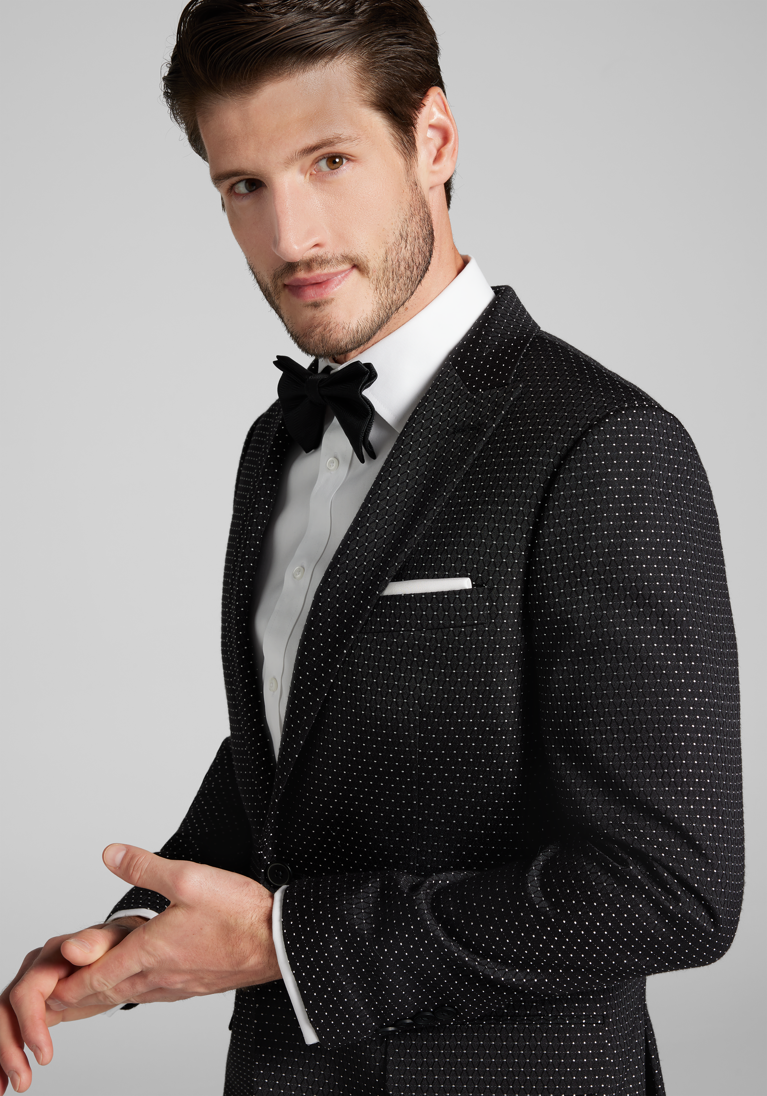 Jos. A. Bank Slim Fit Polka Dot Dinner Jacket