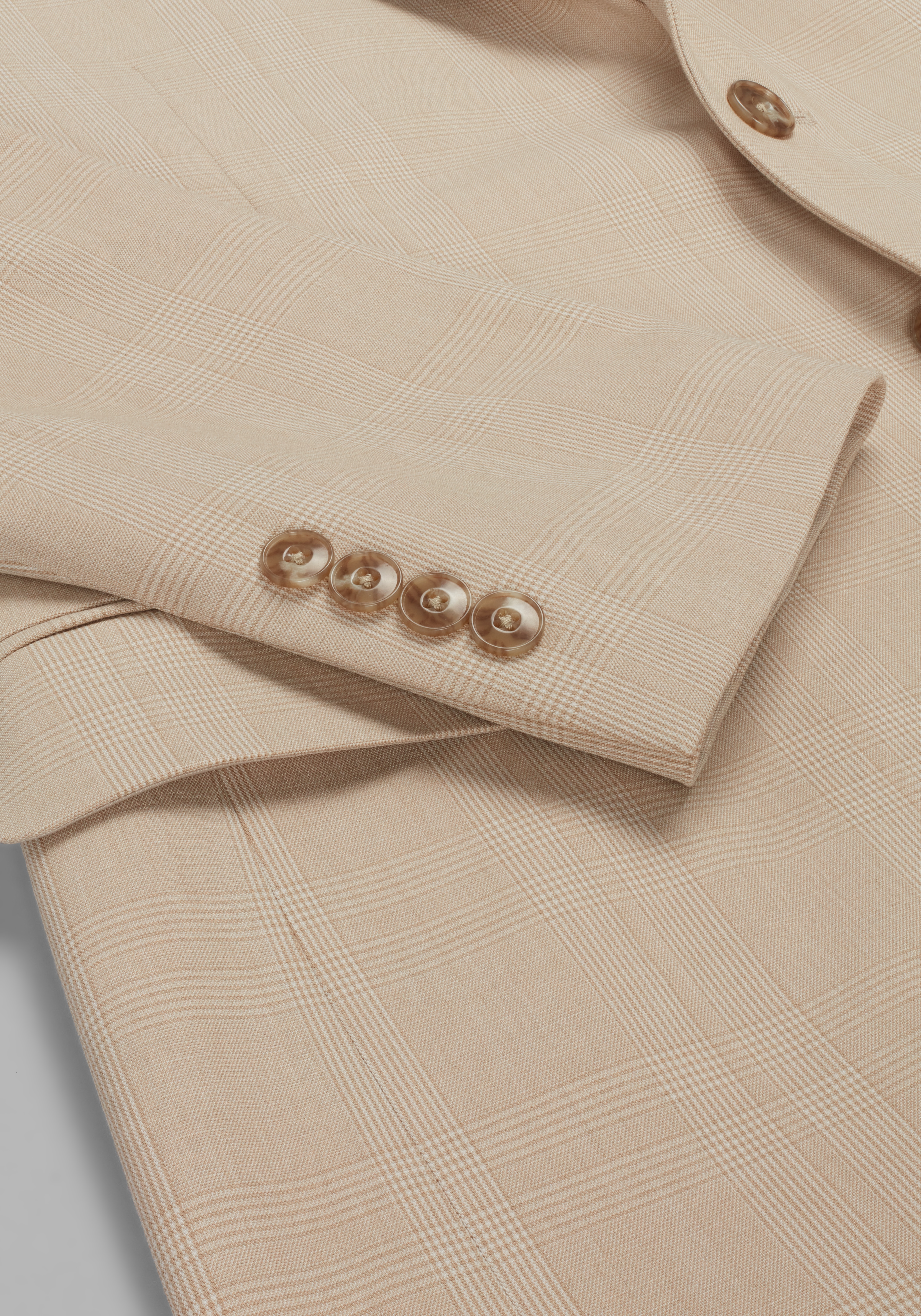 Jos. A. Bank Tailored Fit Plaid Comfort Stretch Sportcoat