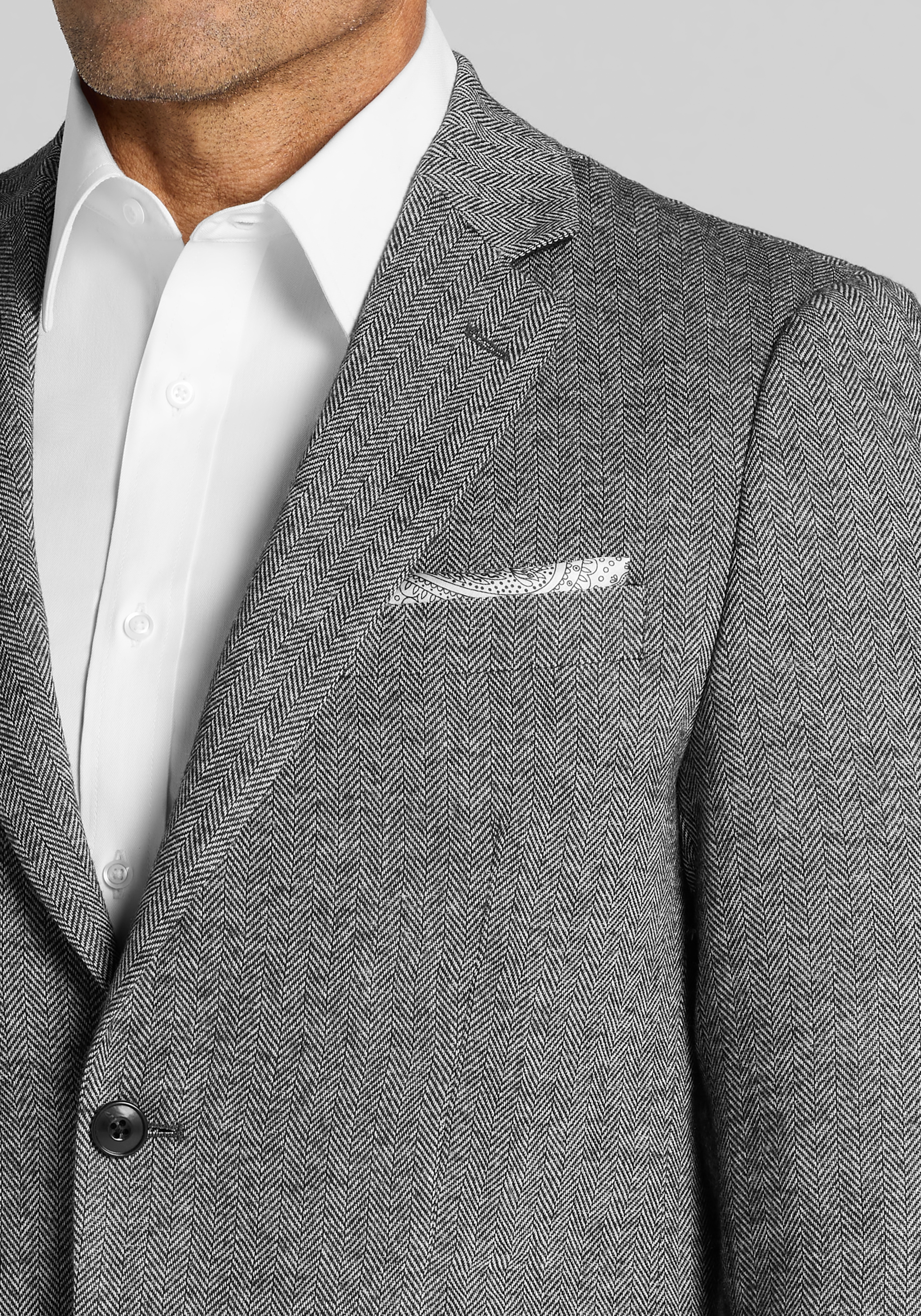 1905 Collection Tailored Fit Herringbone Sportcoat