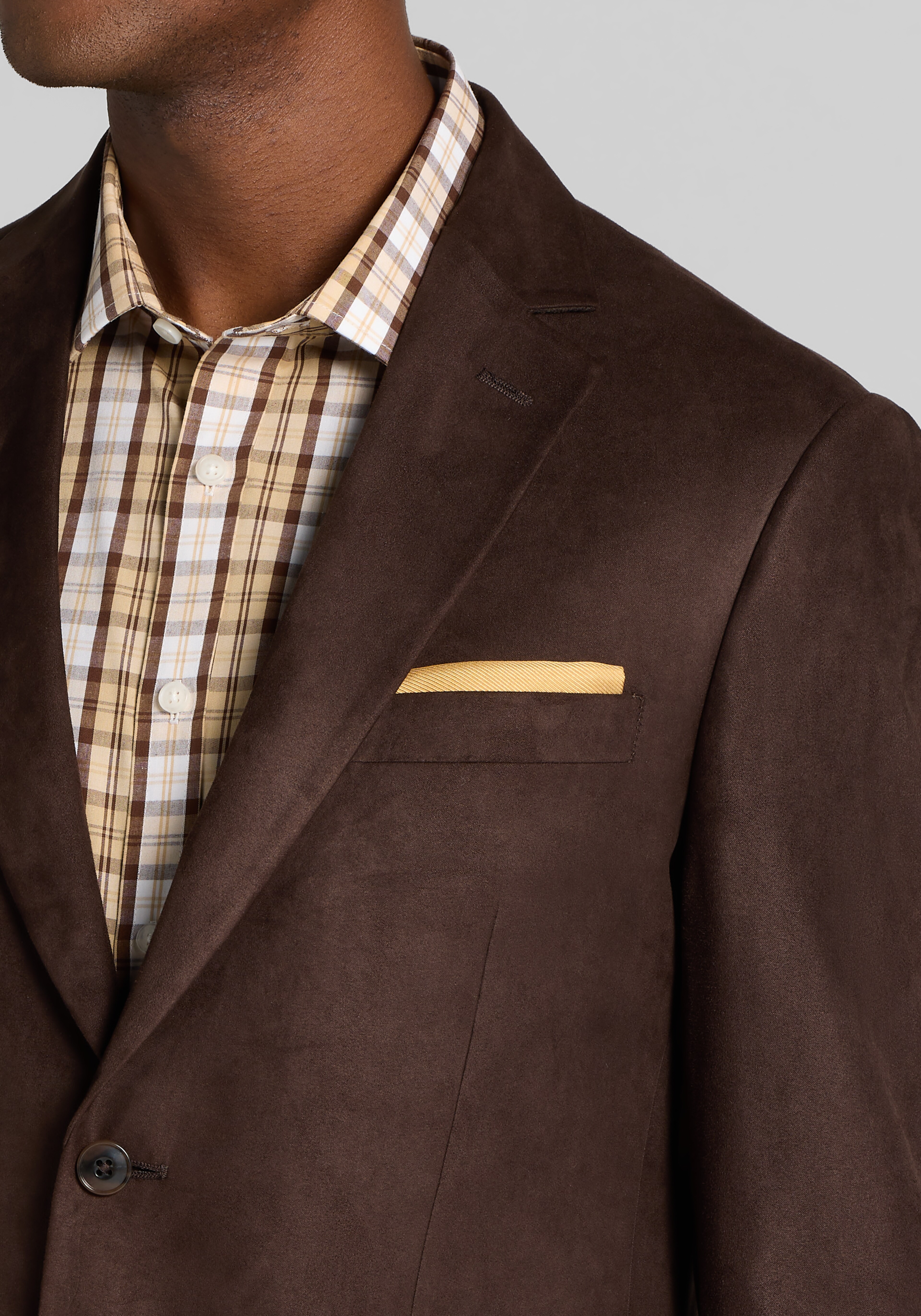 1905 Collection Tailored Fit Faux Suede Sportcoat