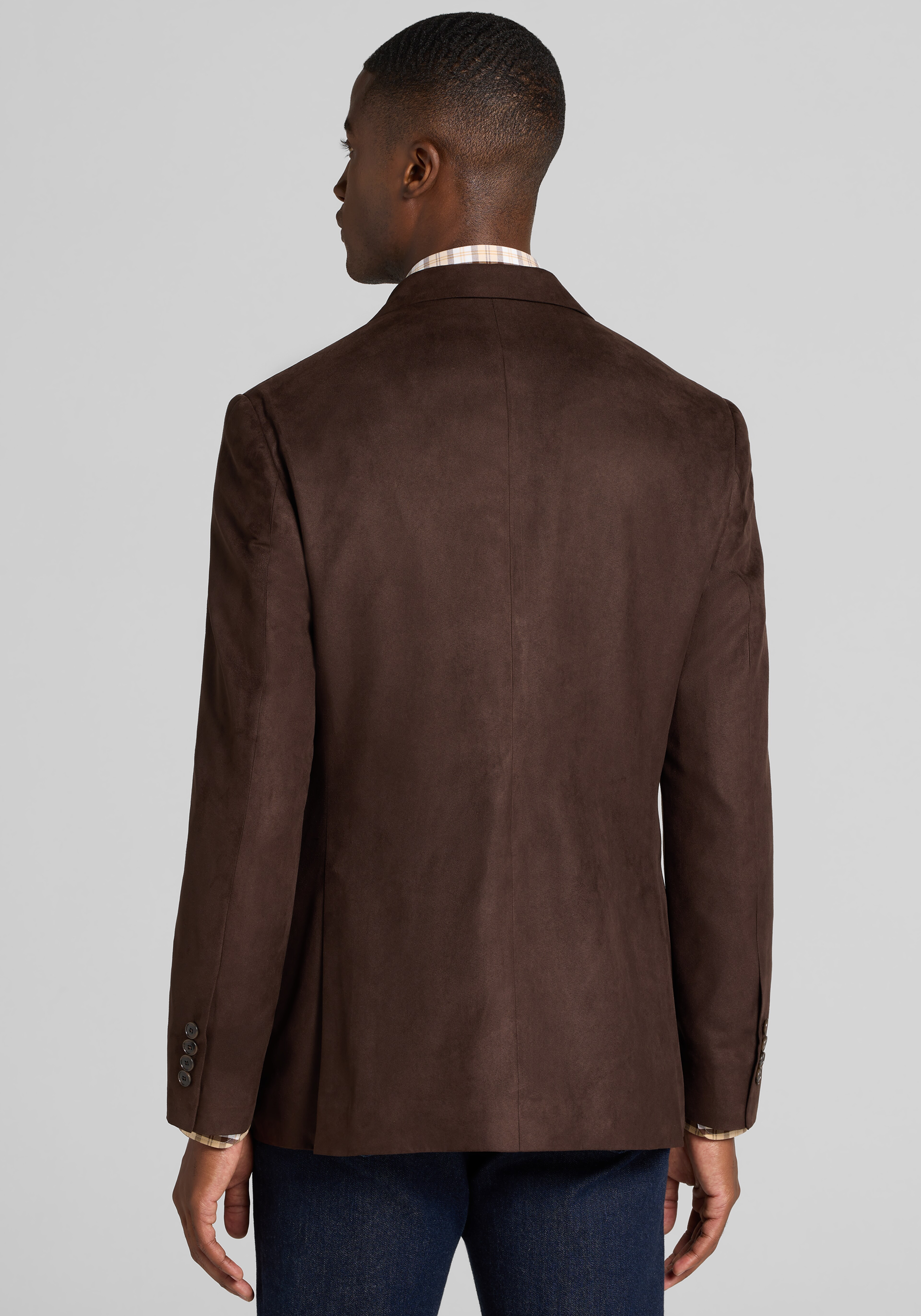 1905 Collection Tailored Fit Faux Suede Sportcoat