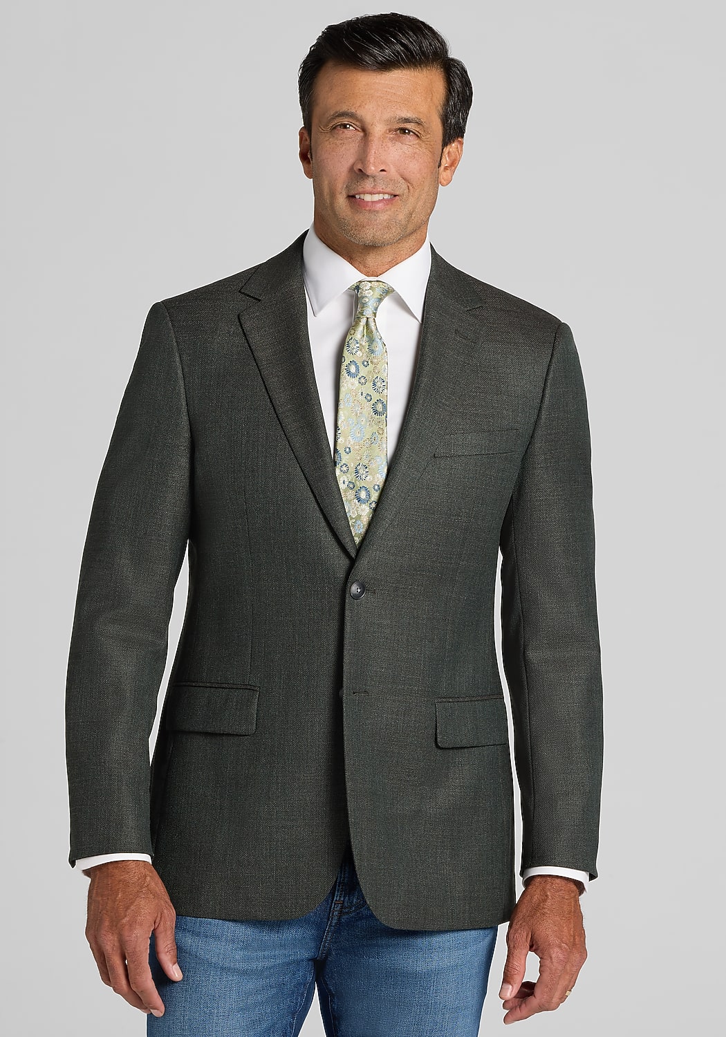 Traveler&reg; COOL<i>MOTION</i> Tailored Fit Solid Sportcoat