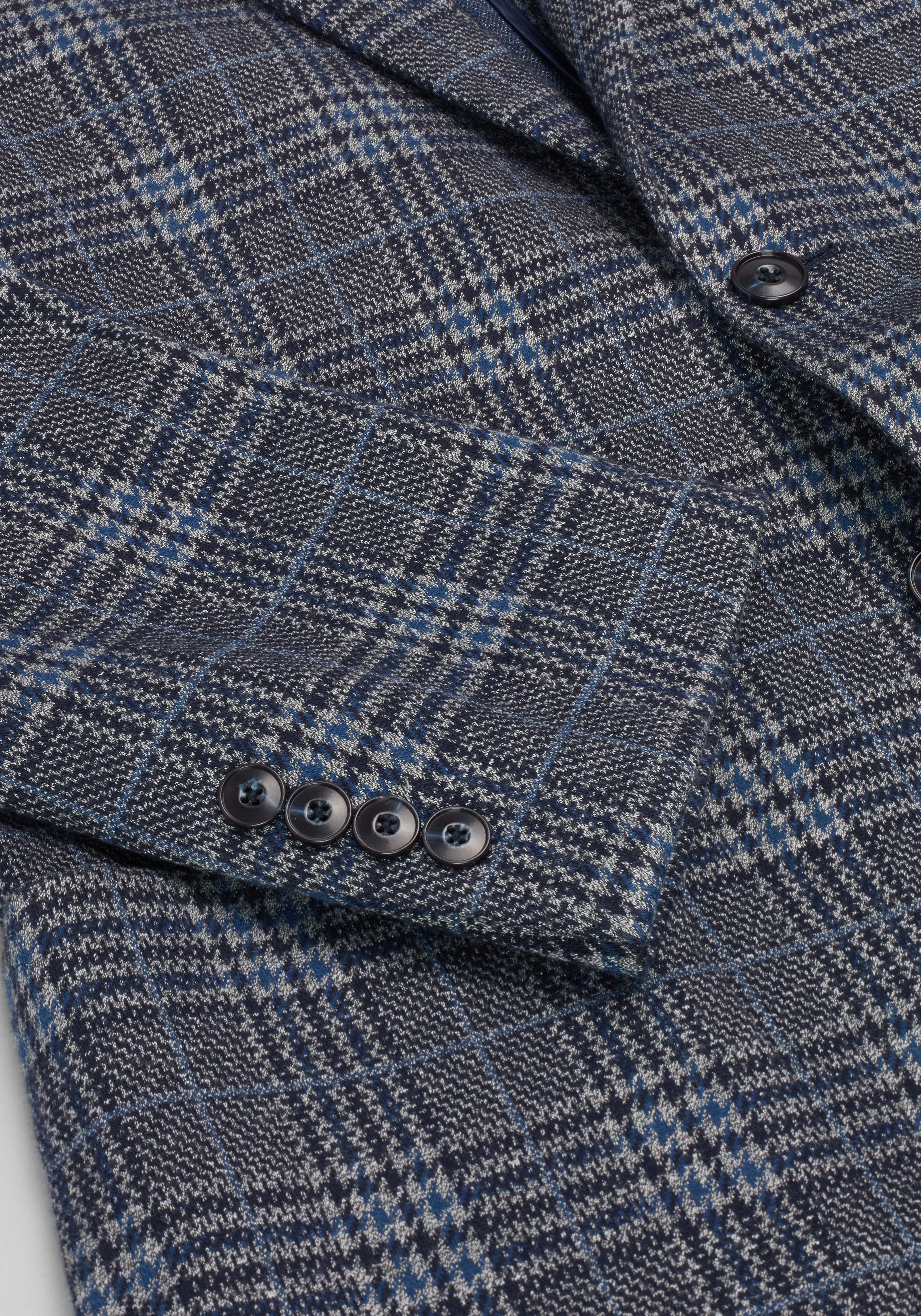 Jos. A. Bank Comfort Stretch Tailored Fit Glen Plaid Sportcoat