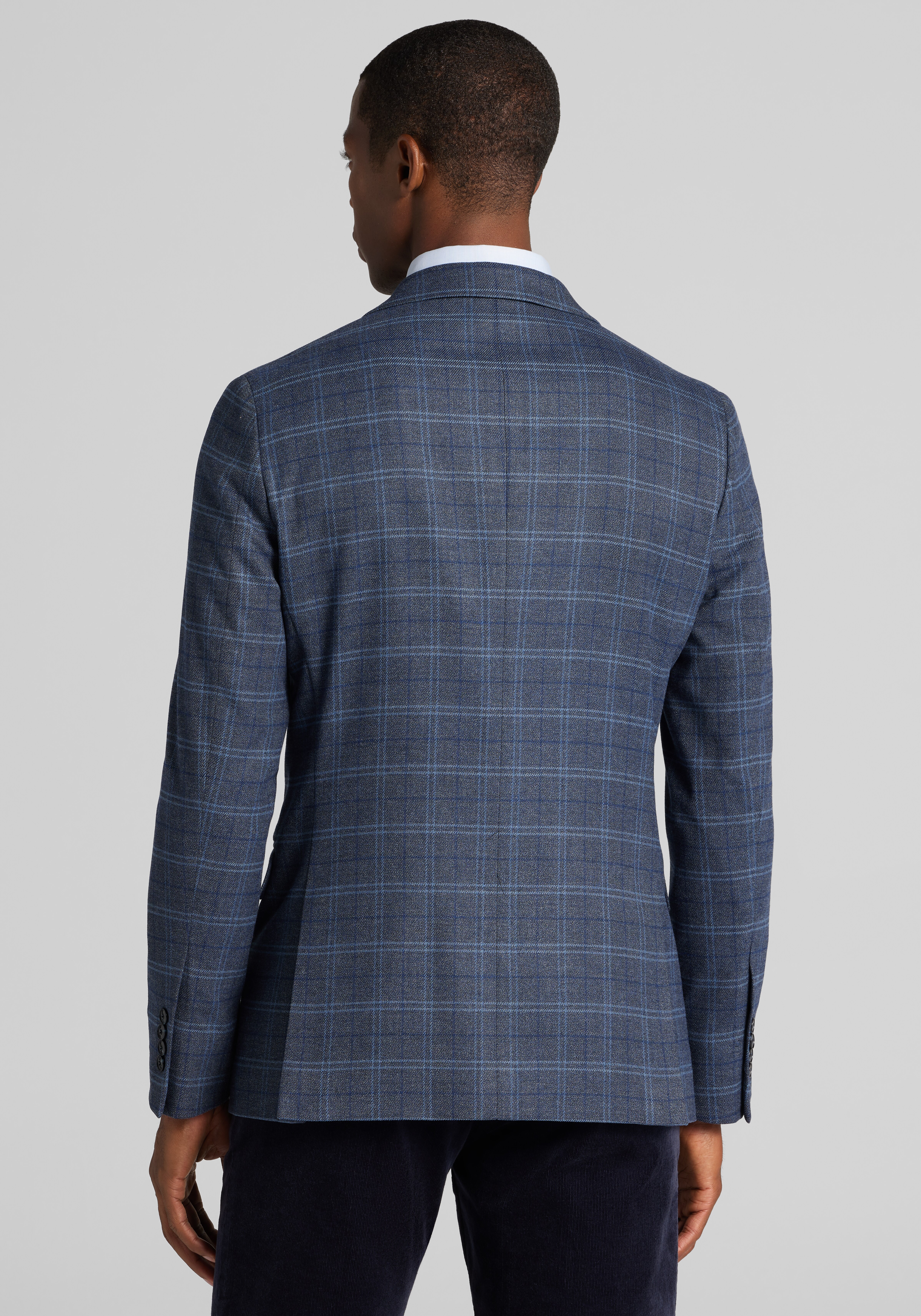 Jos. A. Bank Slim Fit Plaid Comfort Stretch Sportcoat