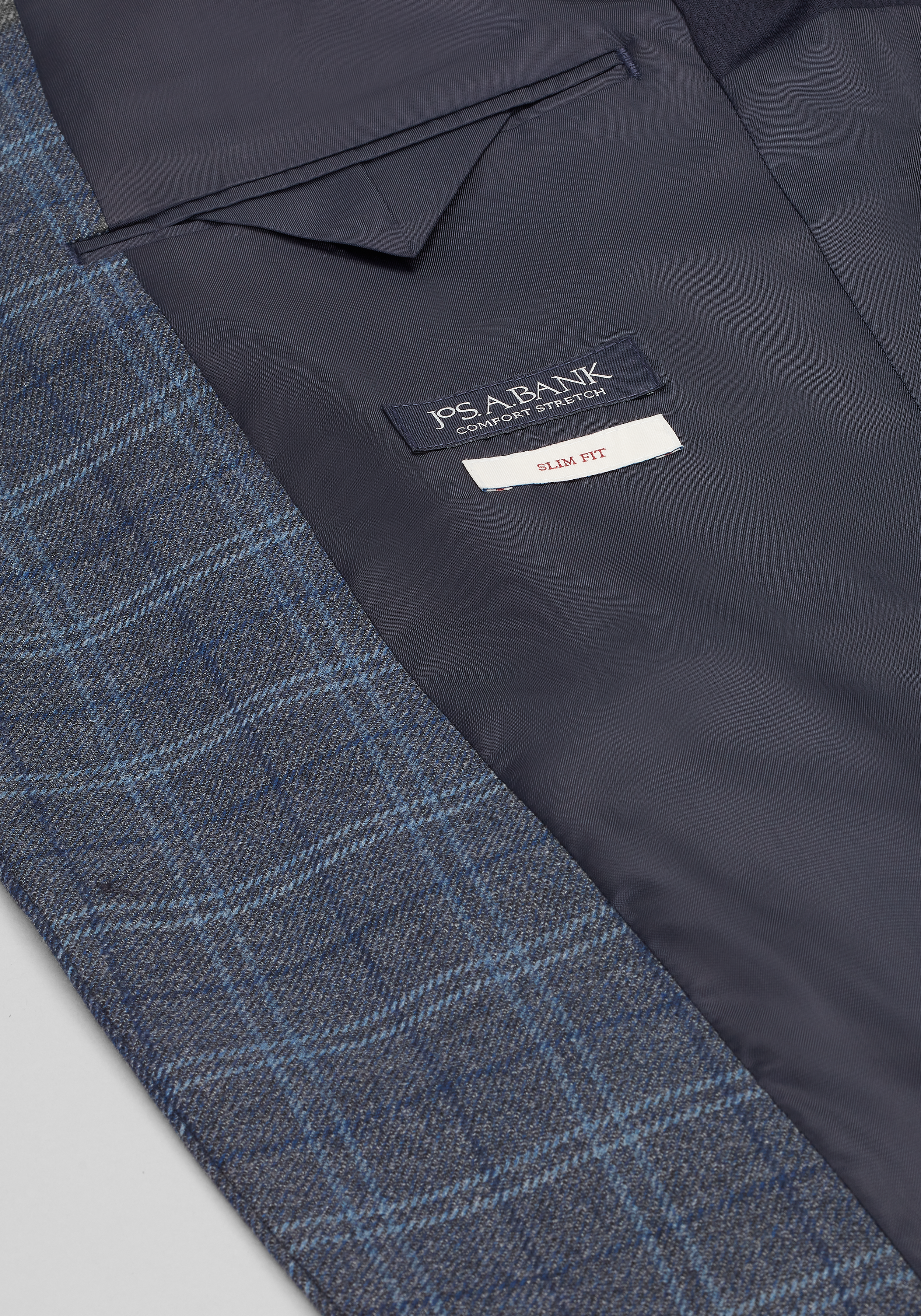Jos. A. Bank Slim Fit Plaid Comfort Stretch Sportcoat