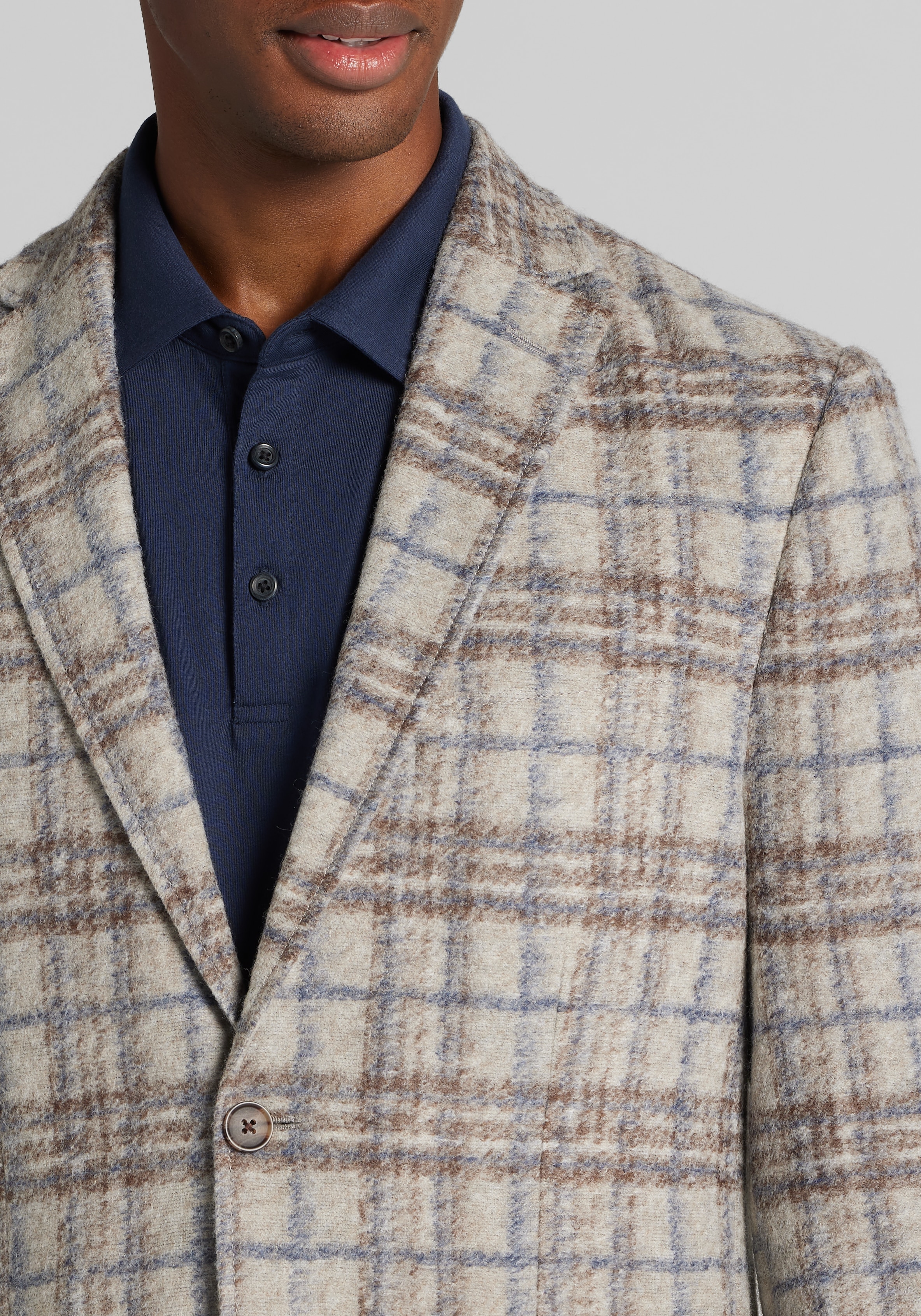 Jos. A. Bank Slim Fit Plaid Sportcoat