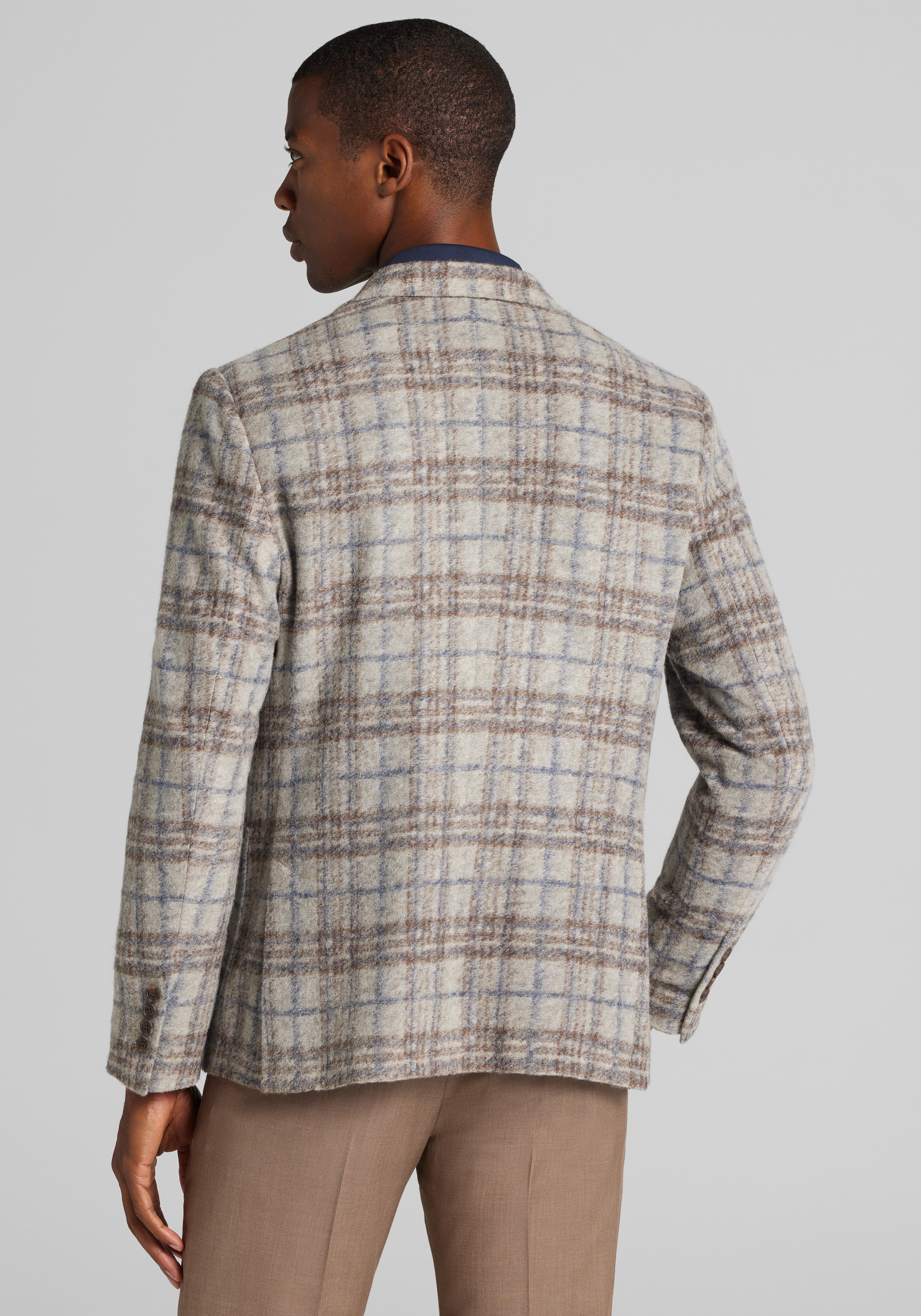 Jos. A. Bank Slim Fit Plaid Sportcoat