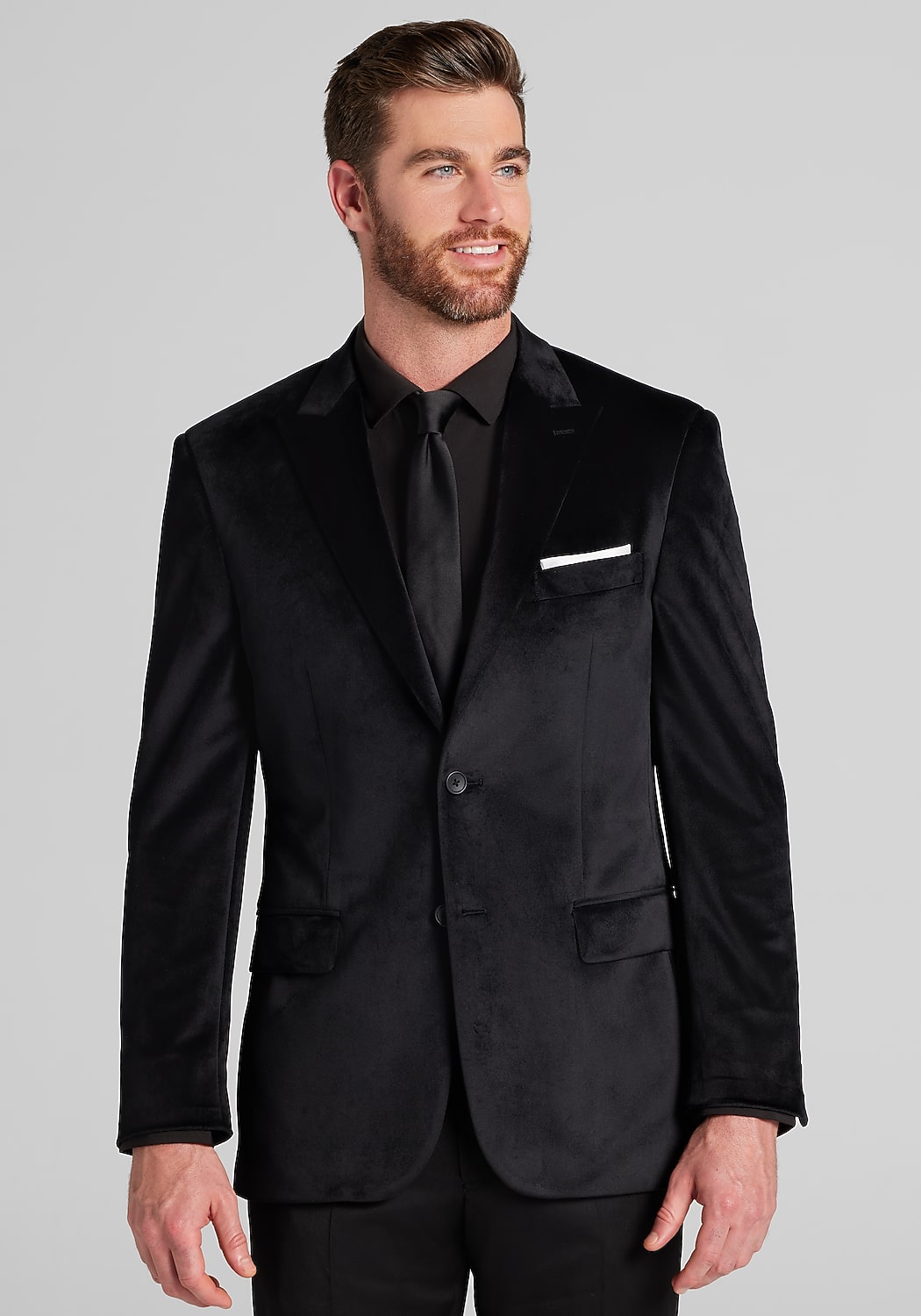 Jos. A. Bank Comfort Stretch Tailored Fit Velvet Dinner Jacket - Big & Tall