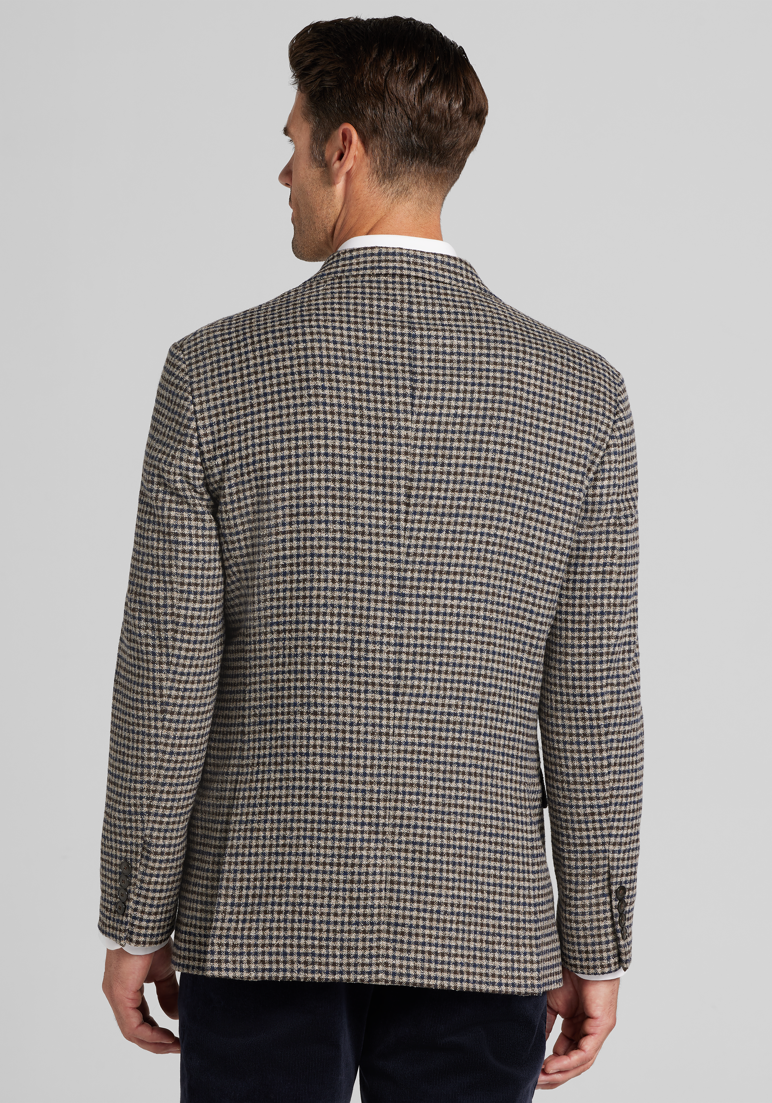 Jos. A. Bank Tailored Fit Check Comfort Stretch Sportcoat