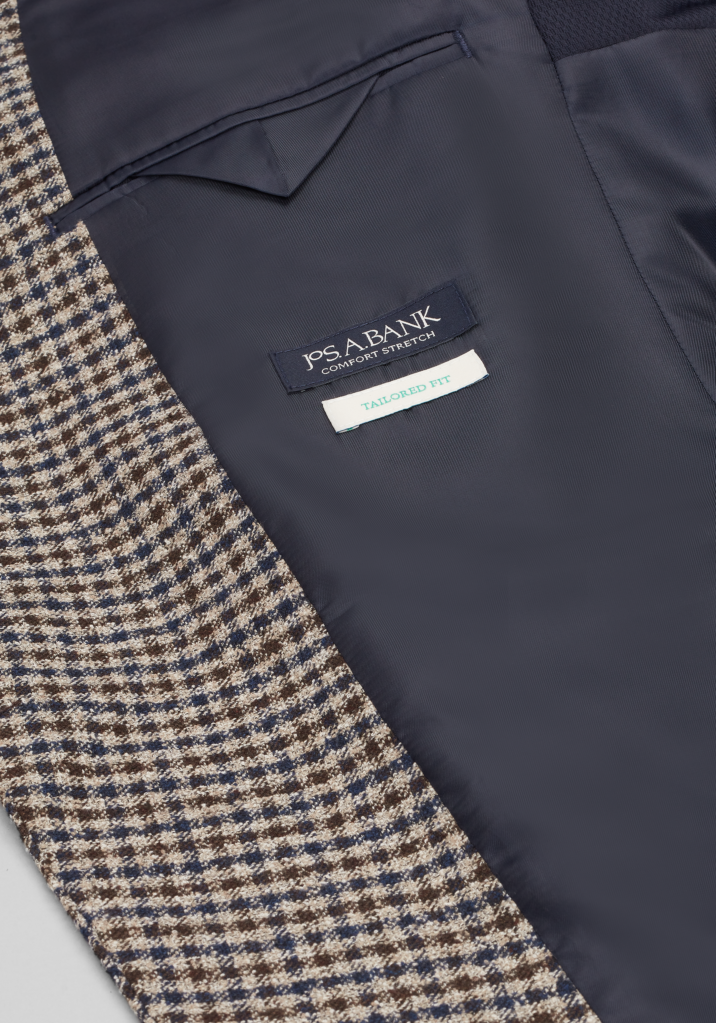 Jos. A. Bank Tailored Fit Check Comfort Stretch Sportcoat