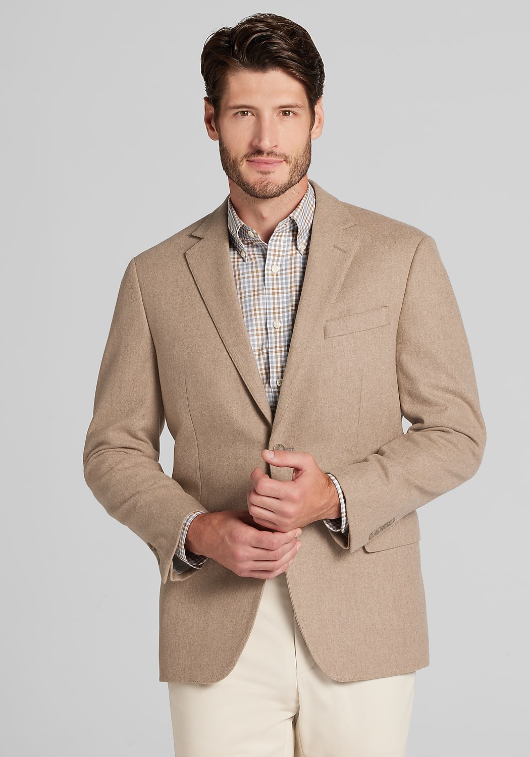 Reserve Collection Tailored Fit Solid Sportcoat - Big & Tall