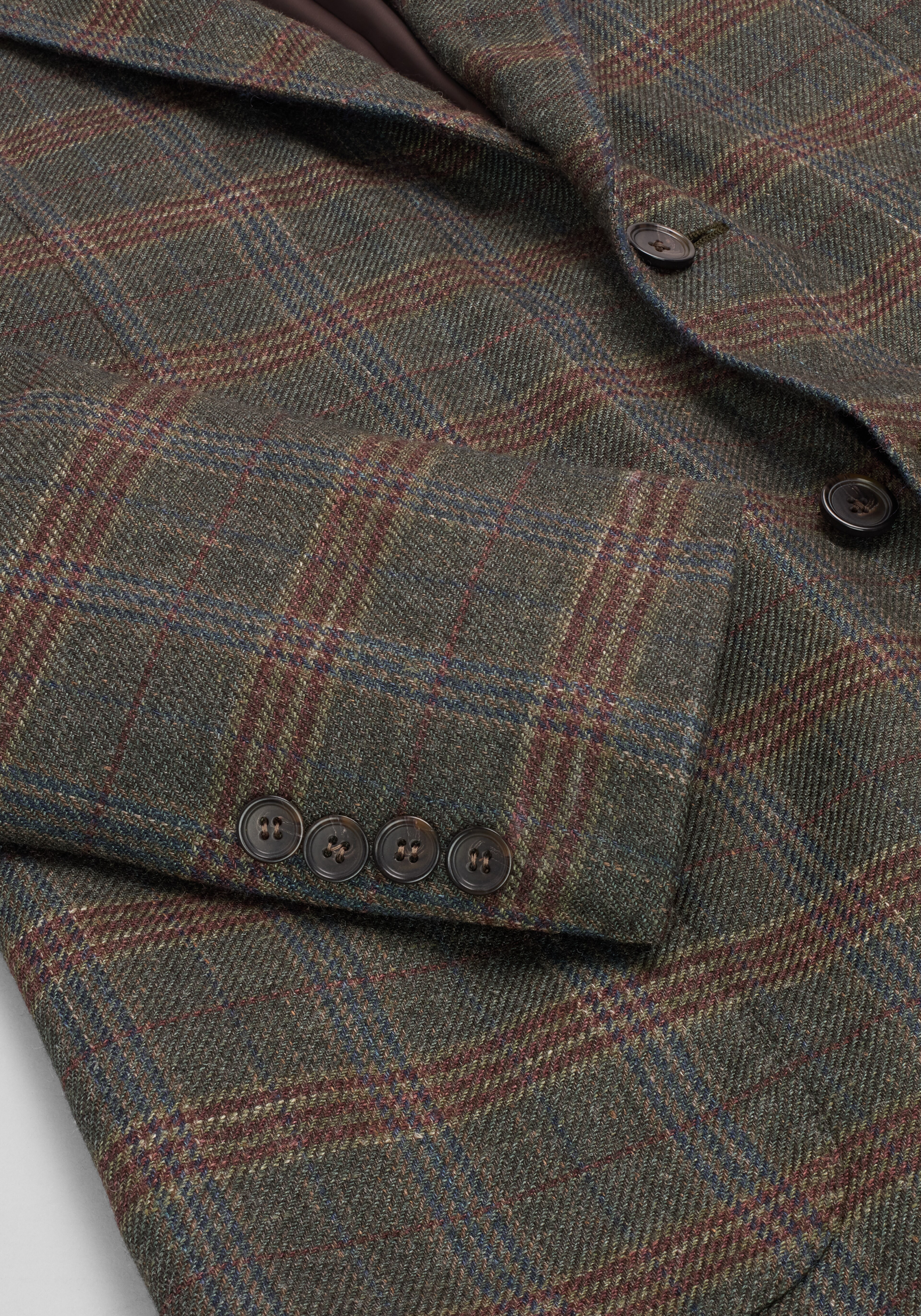 Reserve Collection Tailored Fit Plaid Sportcoat