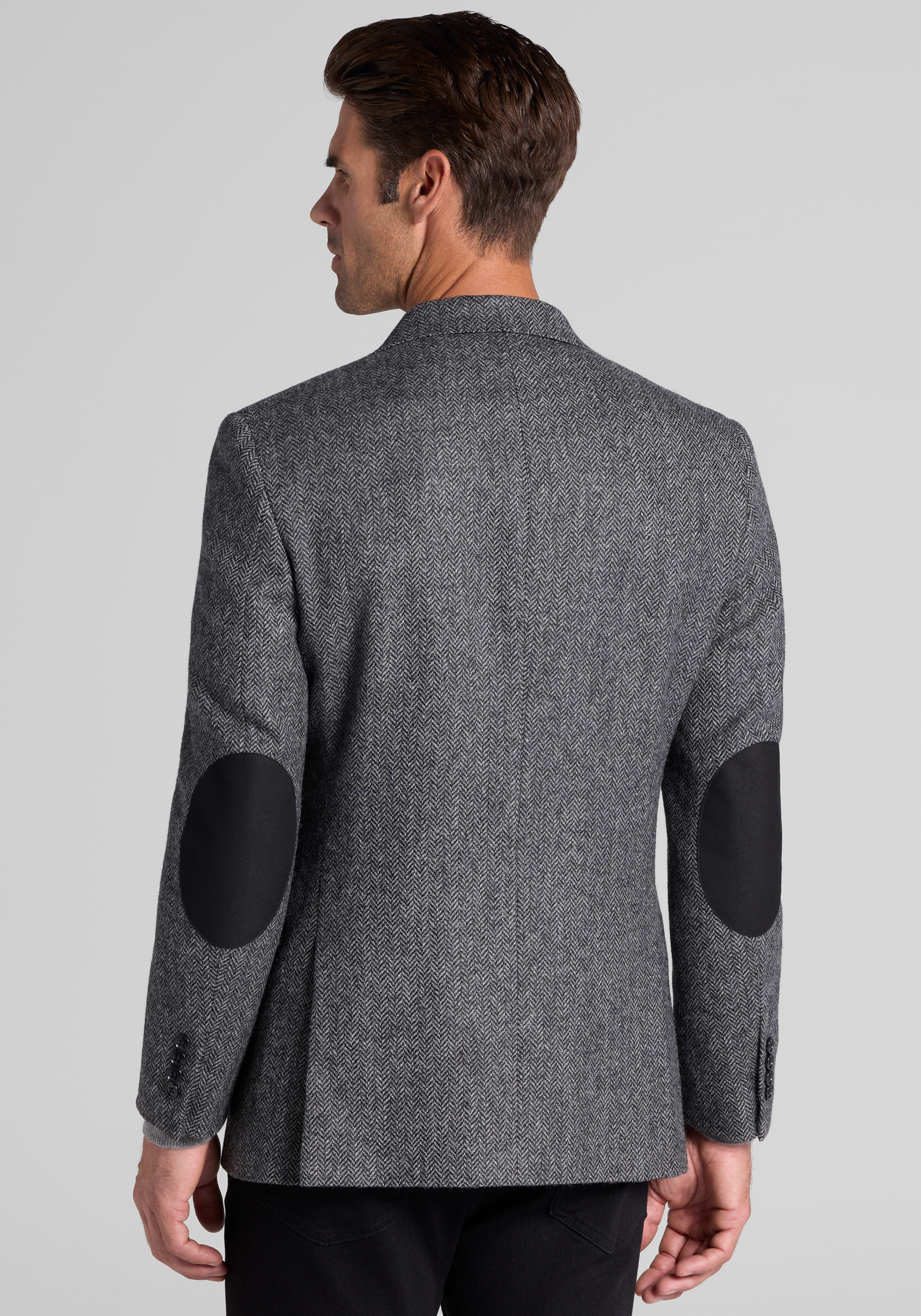 Reserve Tailored Fit Herringbone 100% Wool Sportcoat