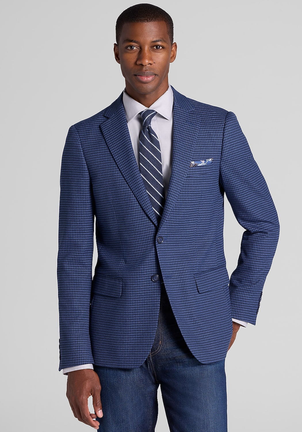 1905 Collection Slim Fit Houndstooth Sportcoat