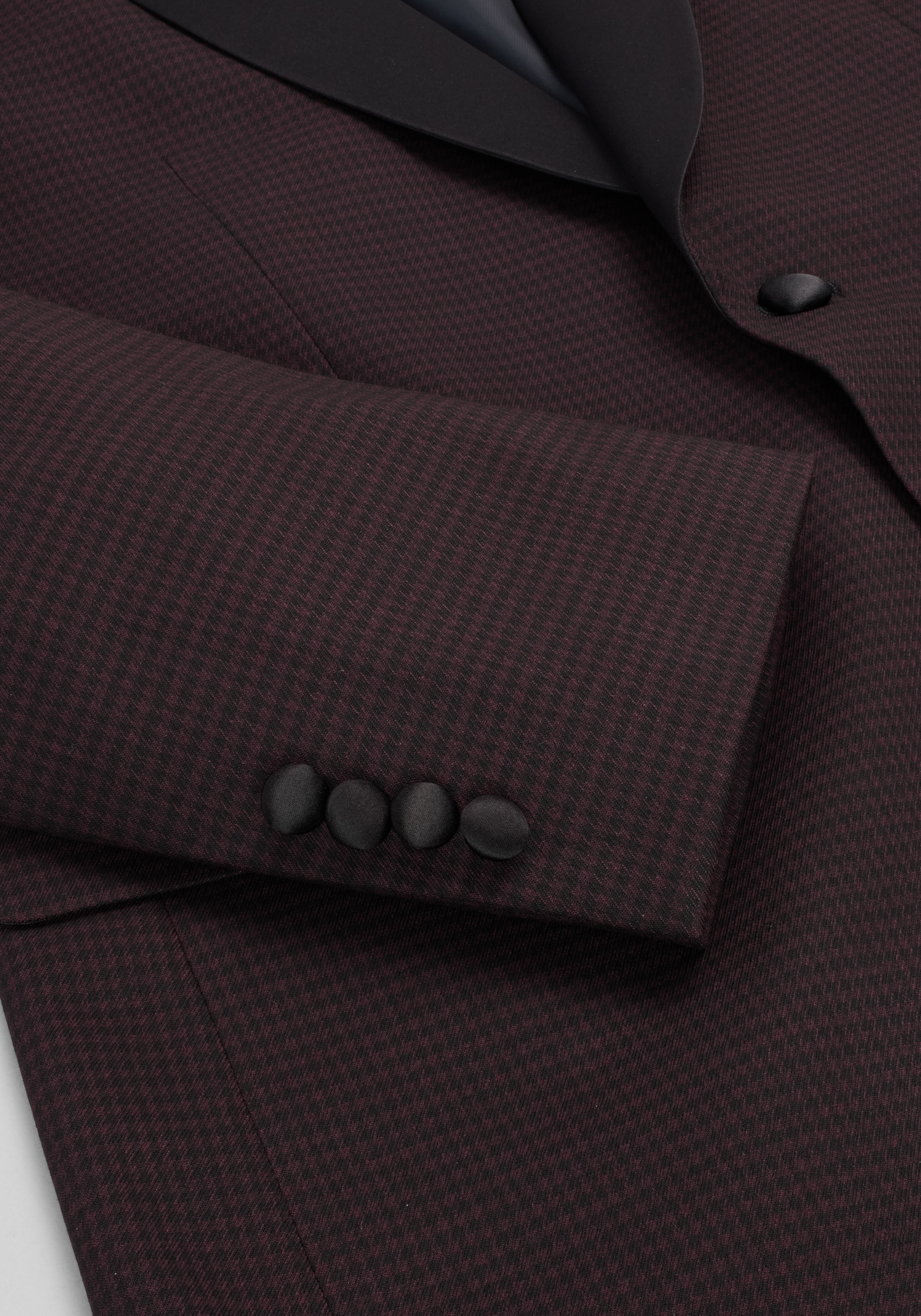 Jos. A. Bank Comfort Stretch Tailored Fit Houndstooth Dinner Jacket