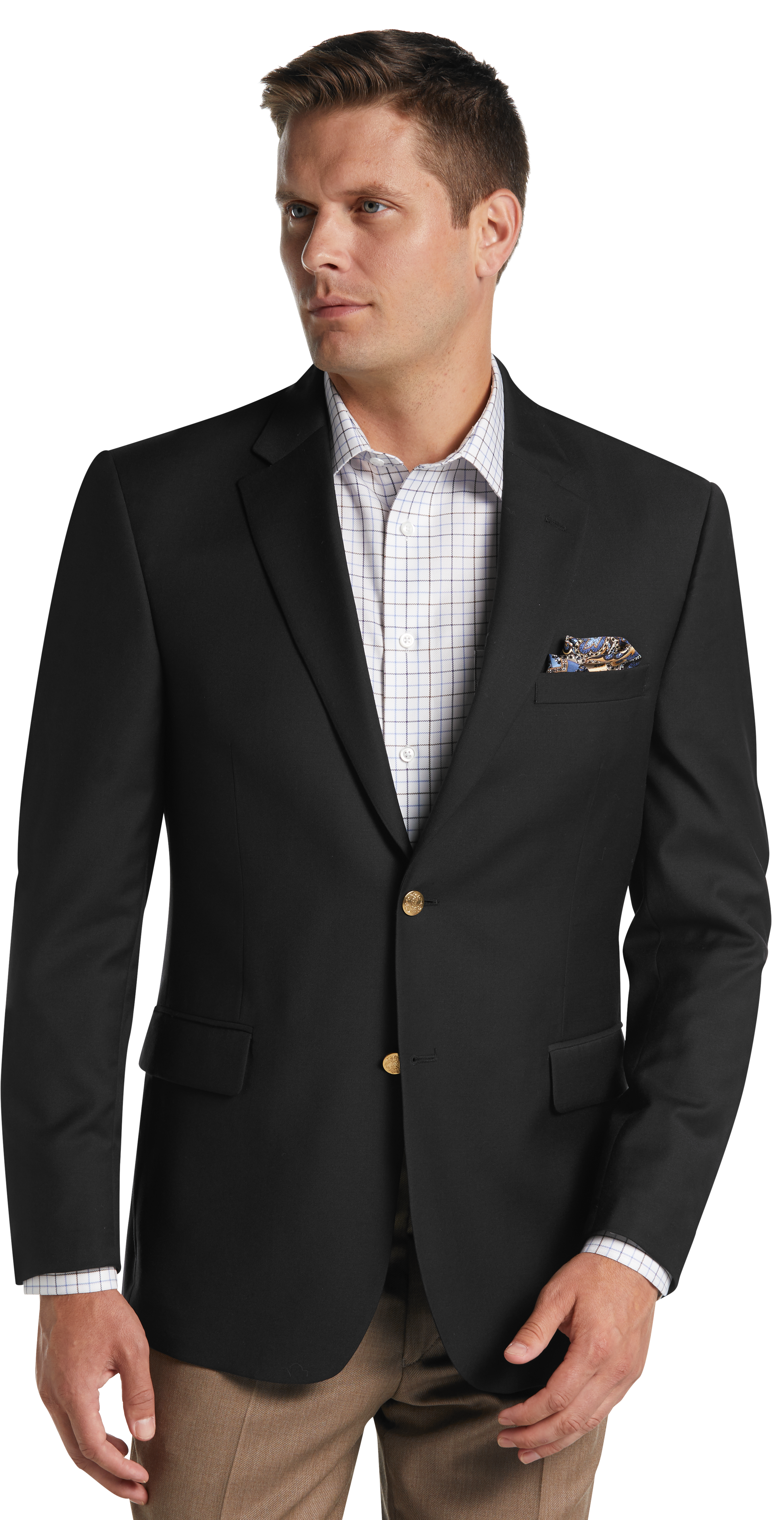 next mens black blazer
