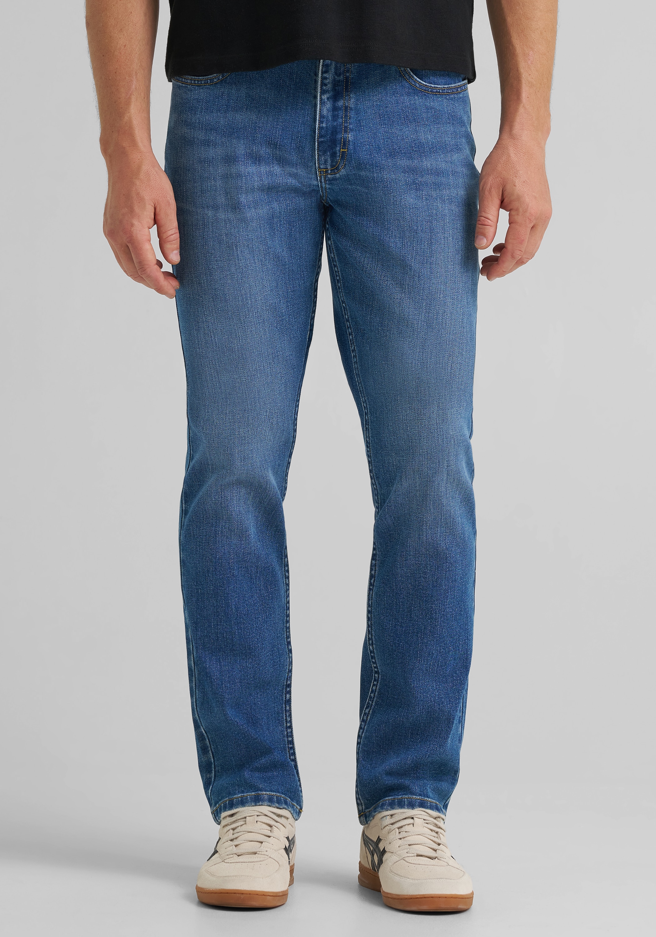Men's New!, Lee Legendary Tailored Fit SoftAge Straight Jeans - Jos A Bank