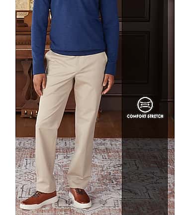 Jos. A. Bank Slim Fit Plaid Dress Pants