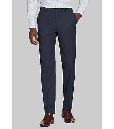 Jos. A. Bank Slim Fit Plaid Dress Pants