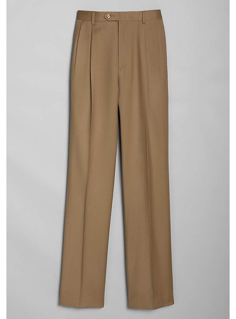 Executive Collection Traditional Fit Pleated Front Dress Pants