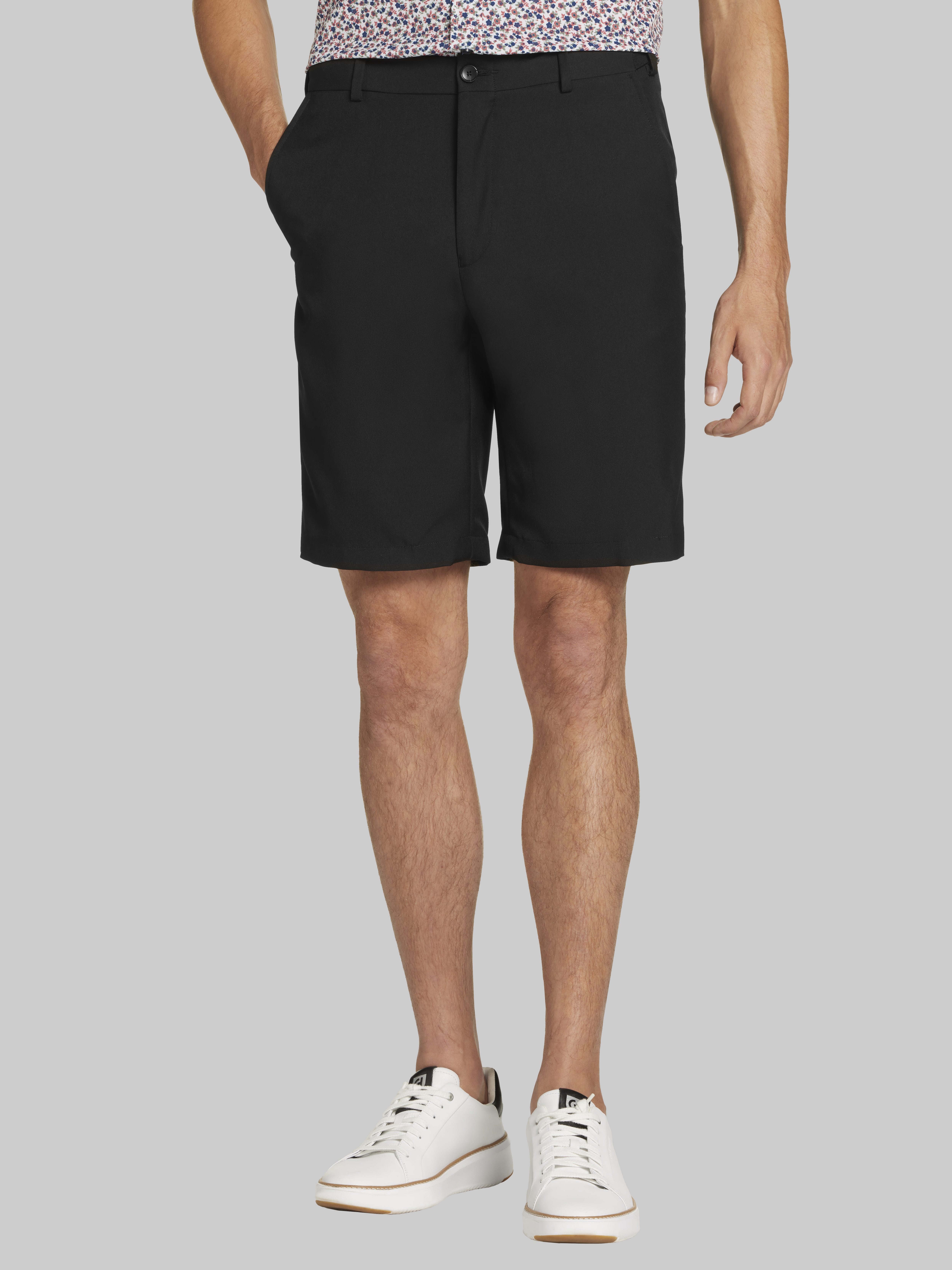 Men's Pants, Performance 10 Inch Adjustable Waist Shorts - Tailored Fit CLEARANCE - Jos A Bank