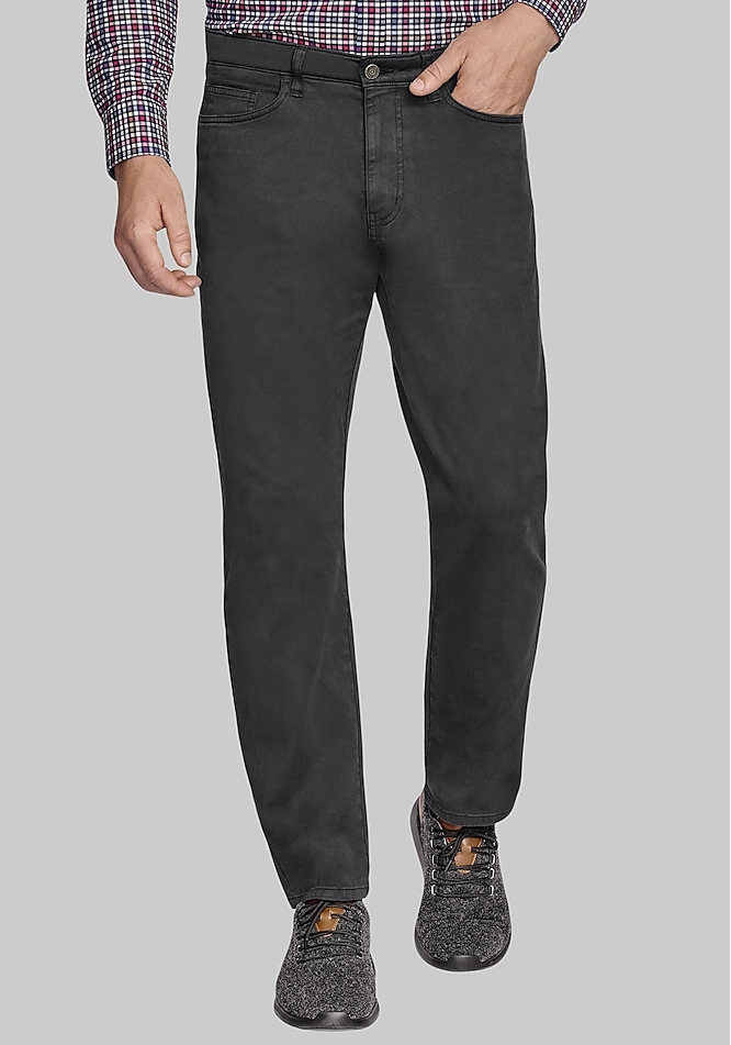 (取寄) ジョンストン&マーフィー メンズ ファイブポケット パンツ Johnston & Murphy men Johnston & Murphy Five-Pocket Pants Black Johnston & Murphy Five Pocket Pants - Mens Clothing Online