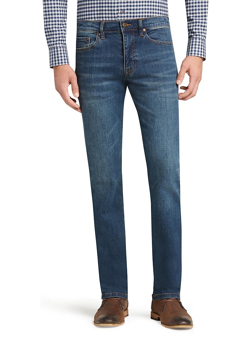 Jos. A. Bank Men's 1905 Collection Tailored Fit Jeans (Stone)