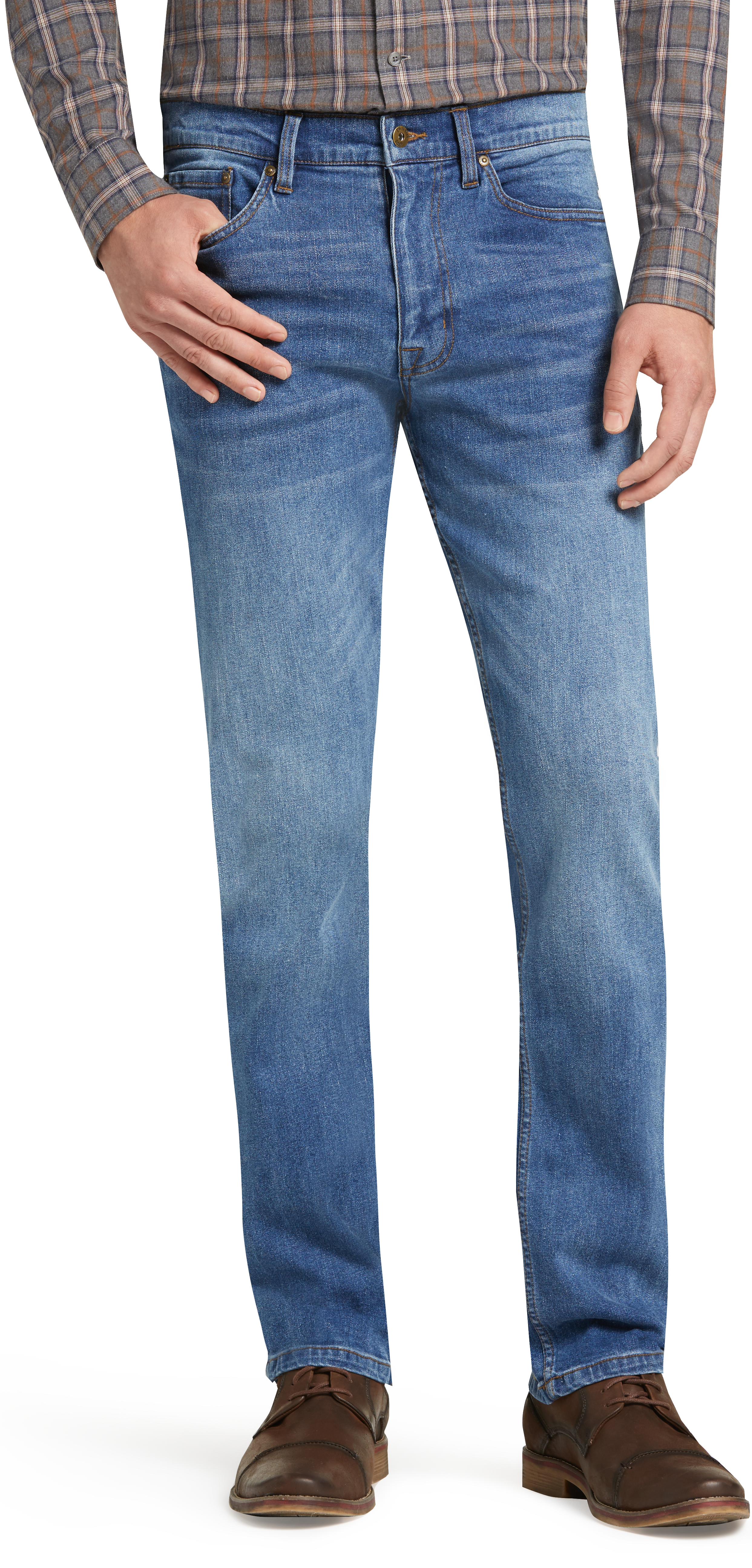 tailored fit jeans
