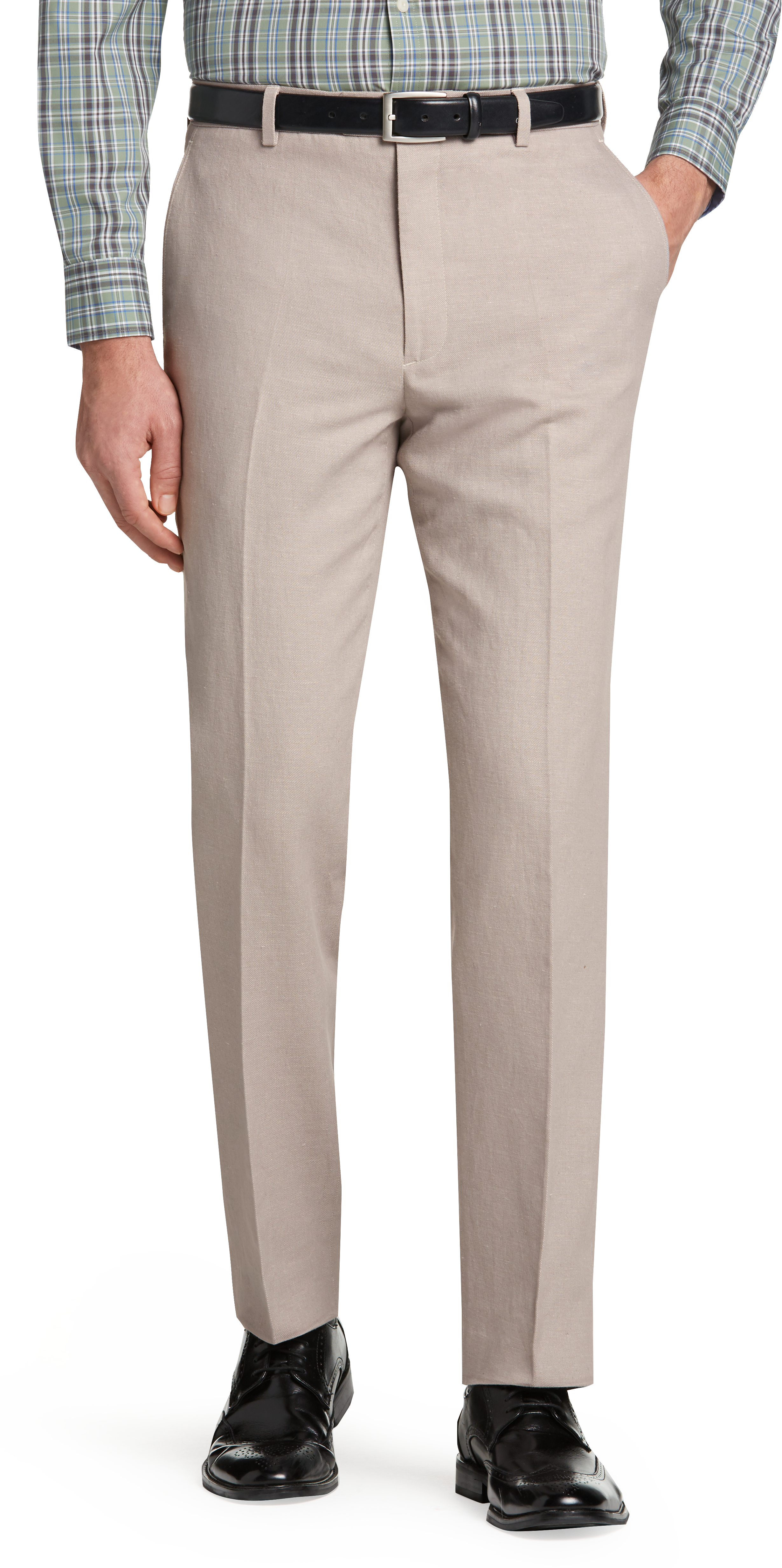 1905 Collection Tailored Fit Flat Front Dress Pant - Big & Tall ...