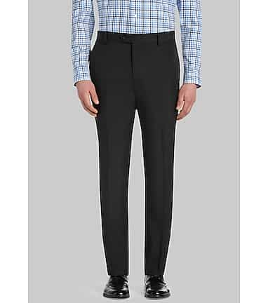 Traveler Performance Tailored Fit Flat Front Pants