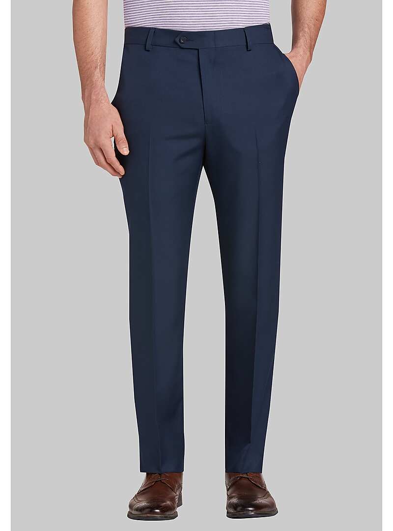 Traveler Performance Tailored Fit Flat Front Pants - Ready for Anything ...