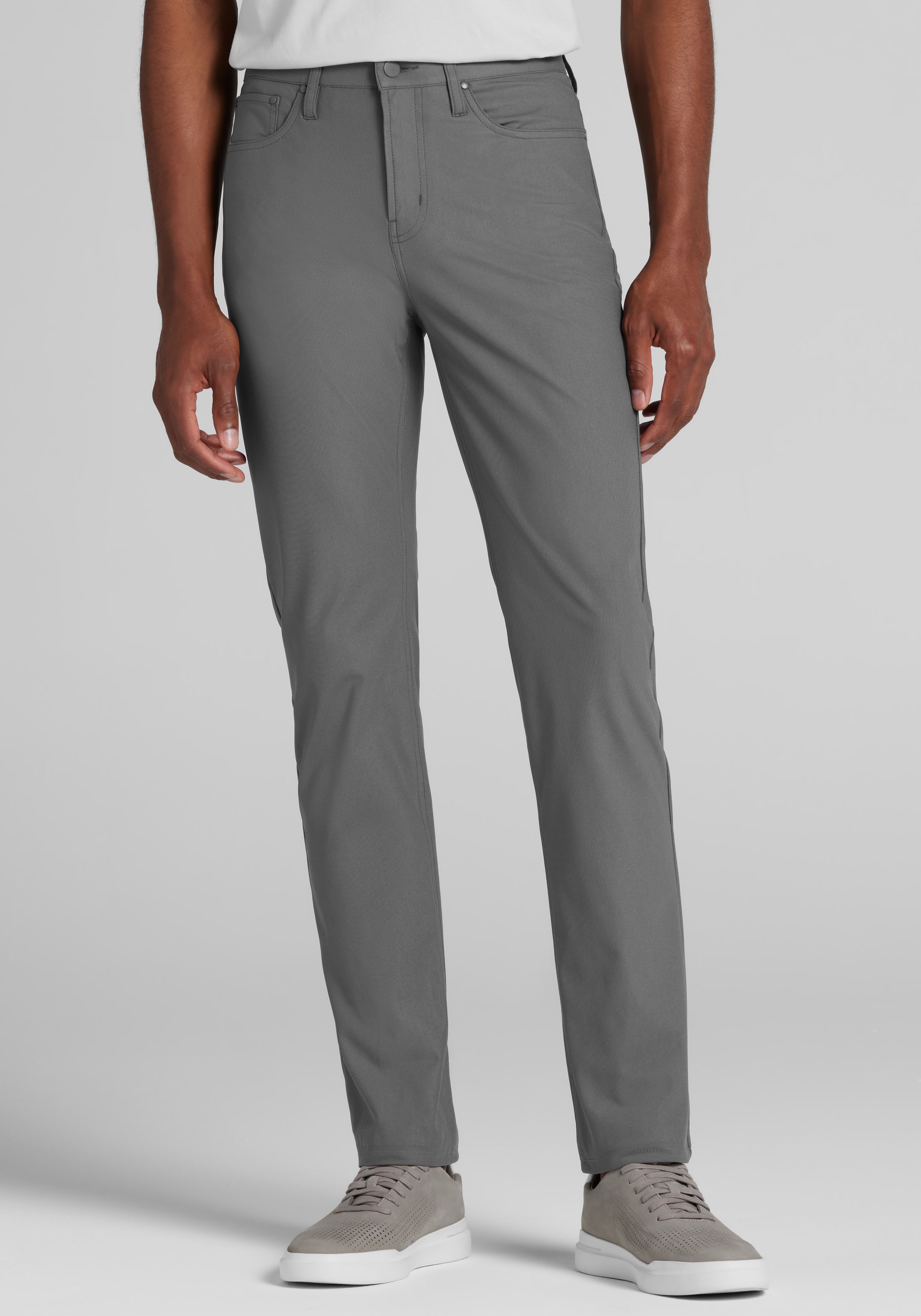 Men's Pants, Traveler Performance Slim Fit Five Pocket Pants - Jos A Bank