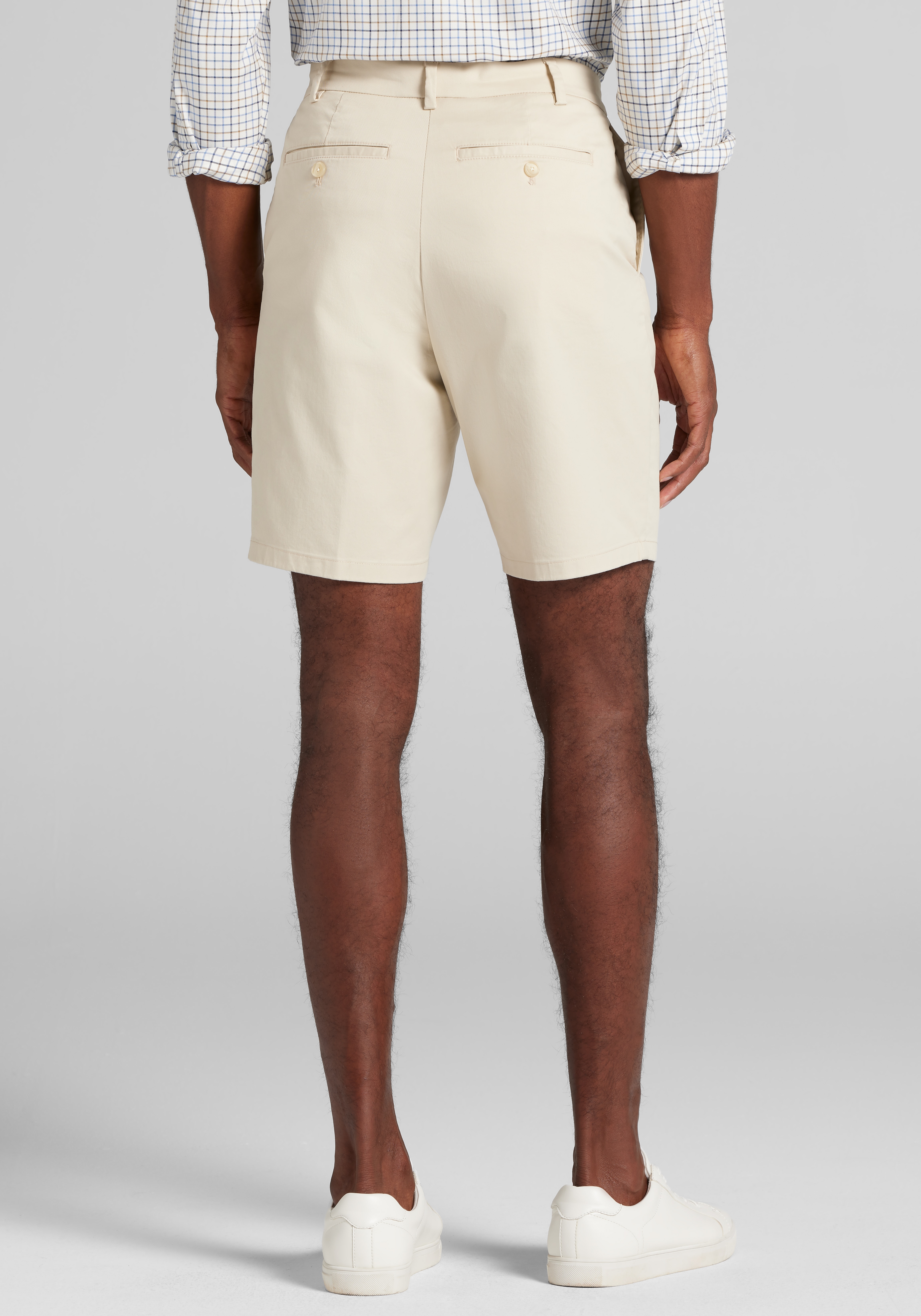 Tailored Fit Stretch Twill Shorts