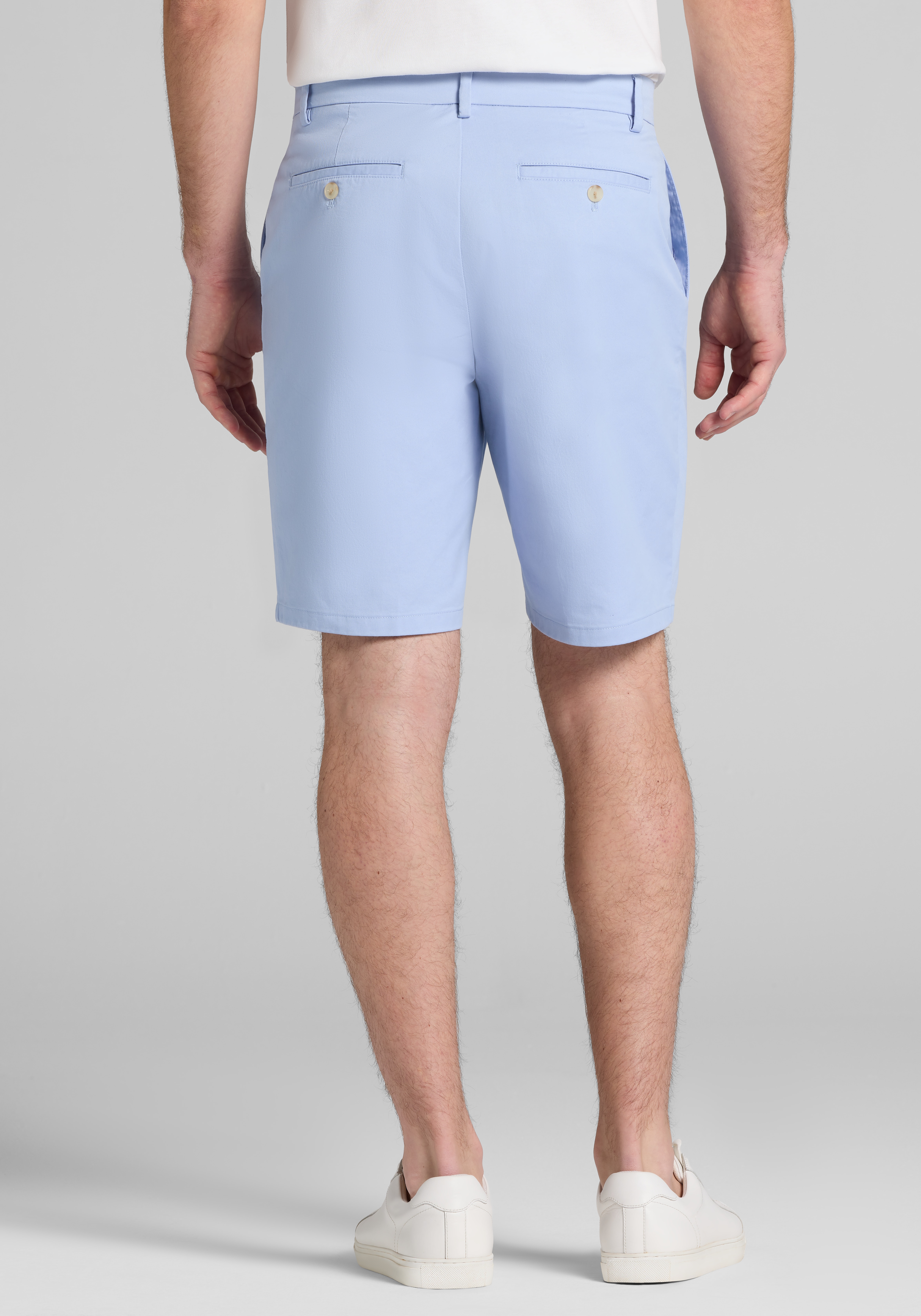 Tailored Fit Stretch Twill Shorts 9''