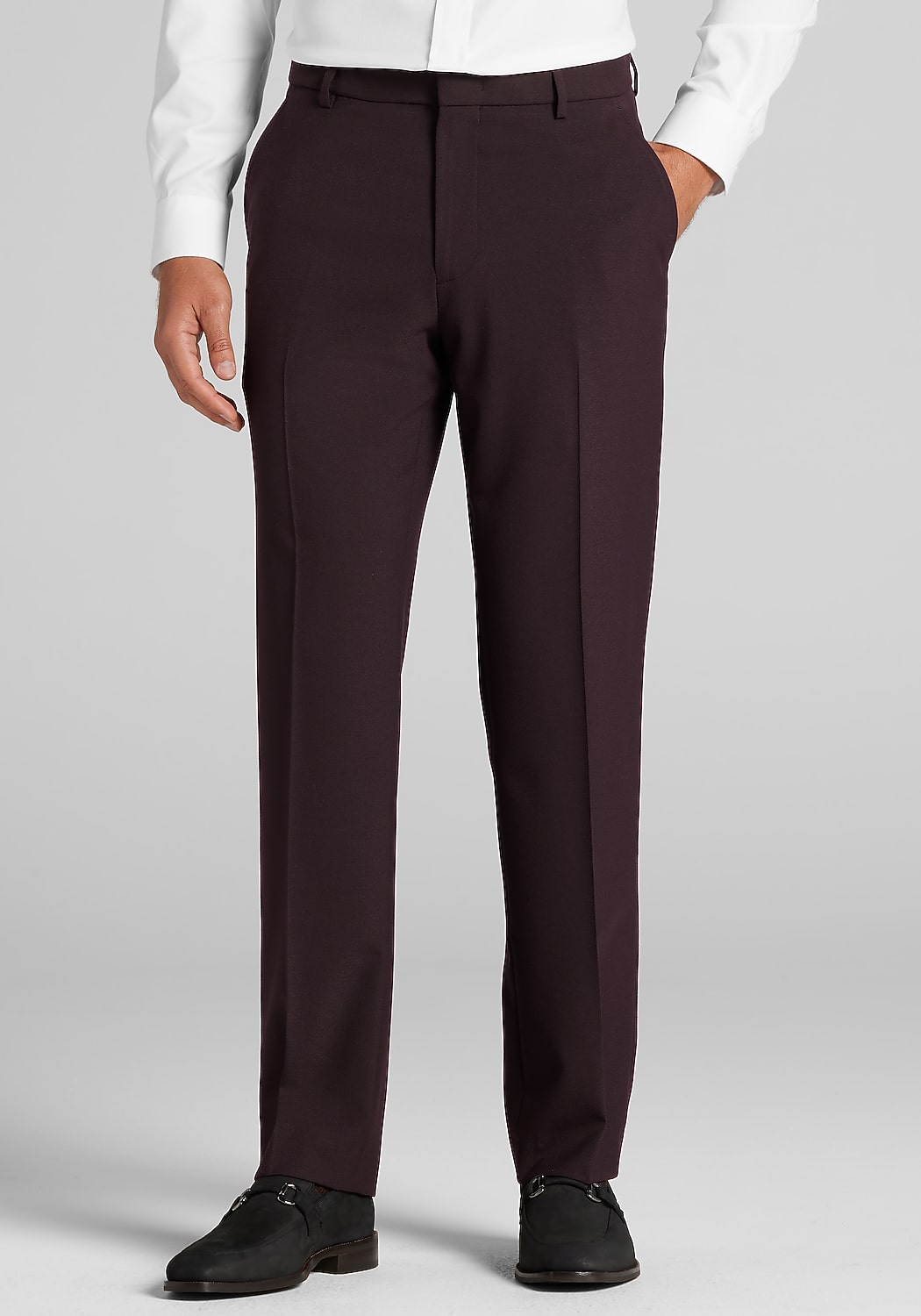 Jos. A. Bank Tailored Fit Tweed Dress Pants - Big & Tall