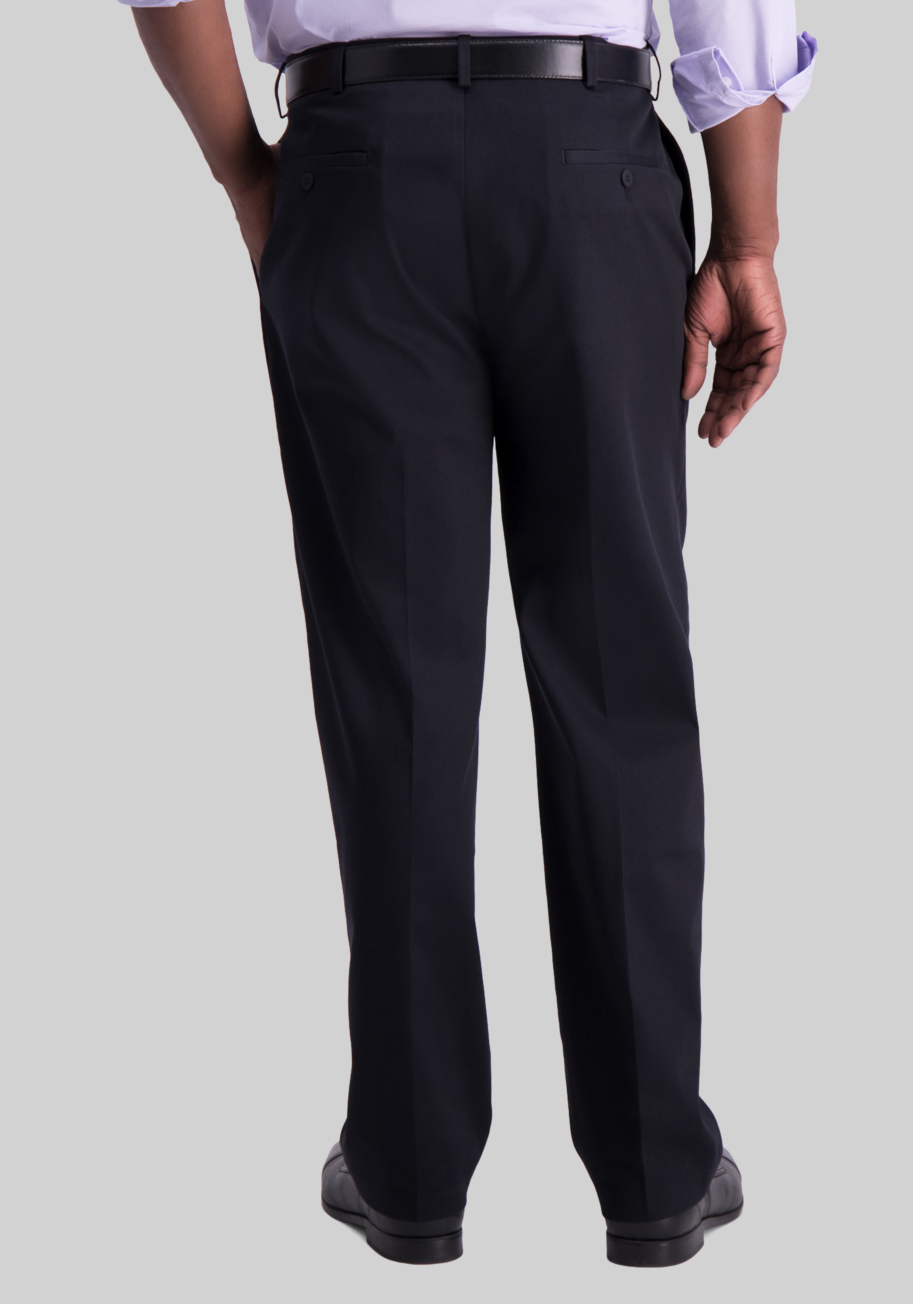 Haggar Classic Fit Pleated No Iron Pants