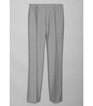 Reserve Collection Tailored Fit Flat Front Dress Pants - All ...