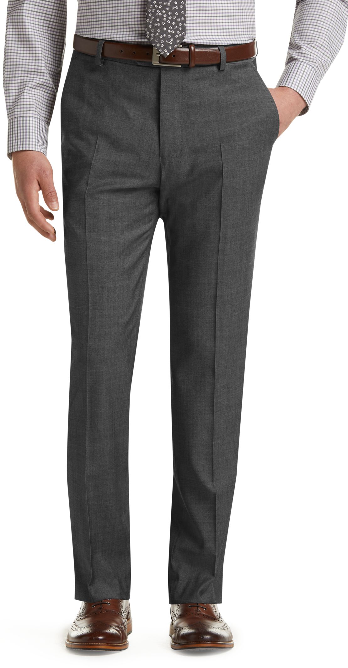 Travel Tech Slim Fit Flat Front Pants CLEARANCE - All Clearance 