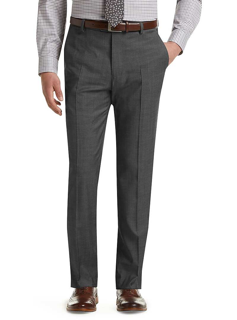 Travel Tech Slim Fit Flat Front Dress Pants - Travel Tech Pants | Jos A ...