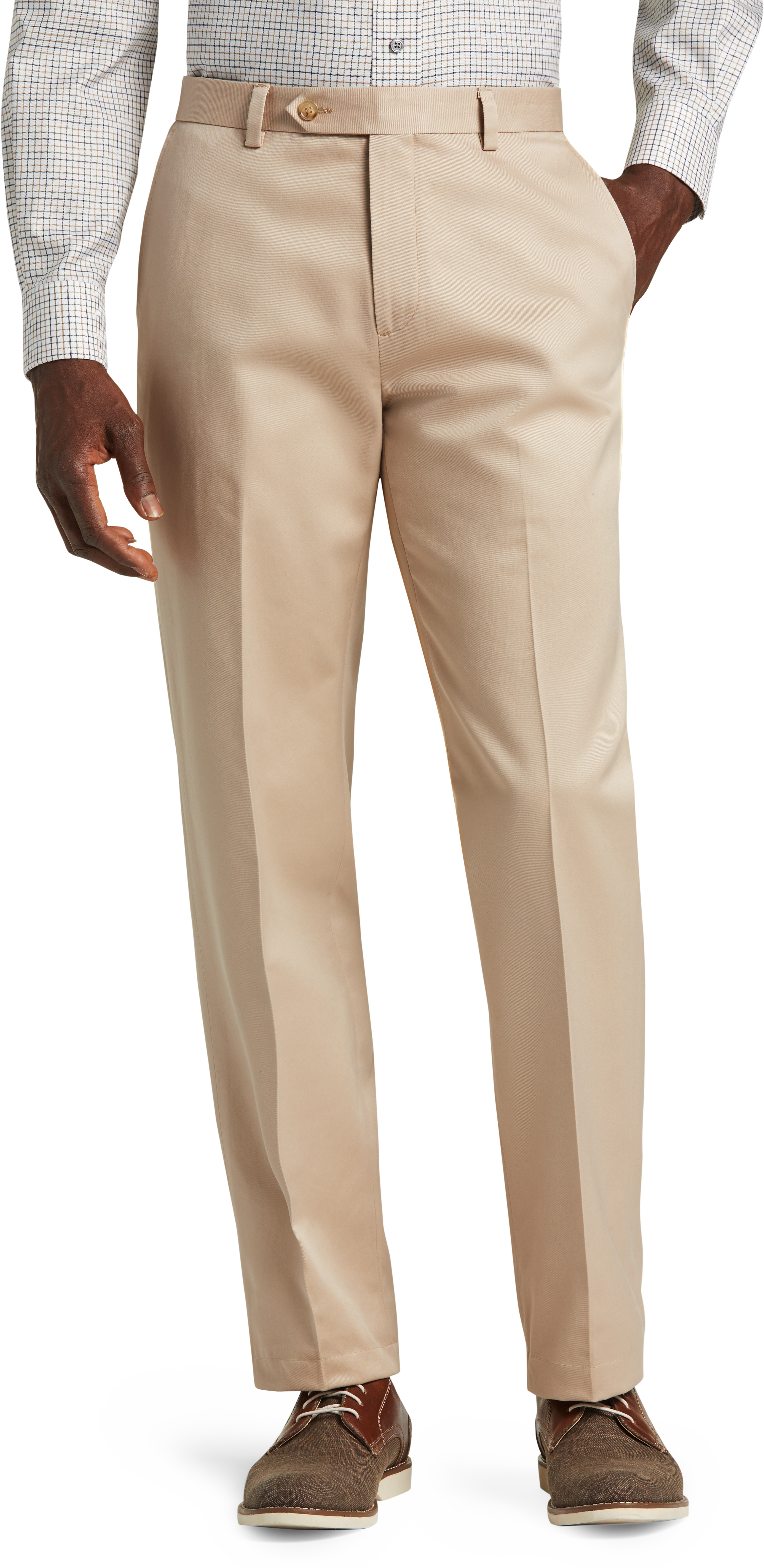 tan casual pants