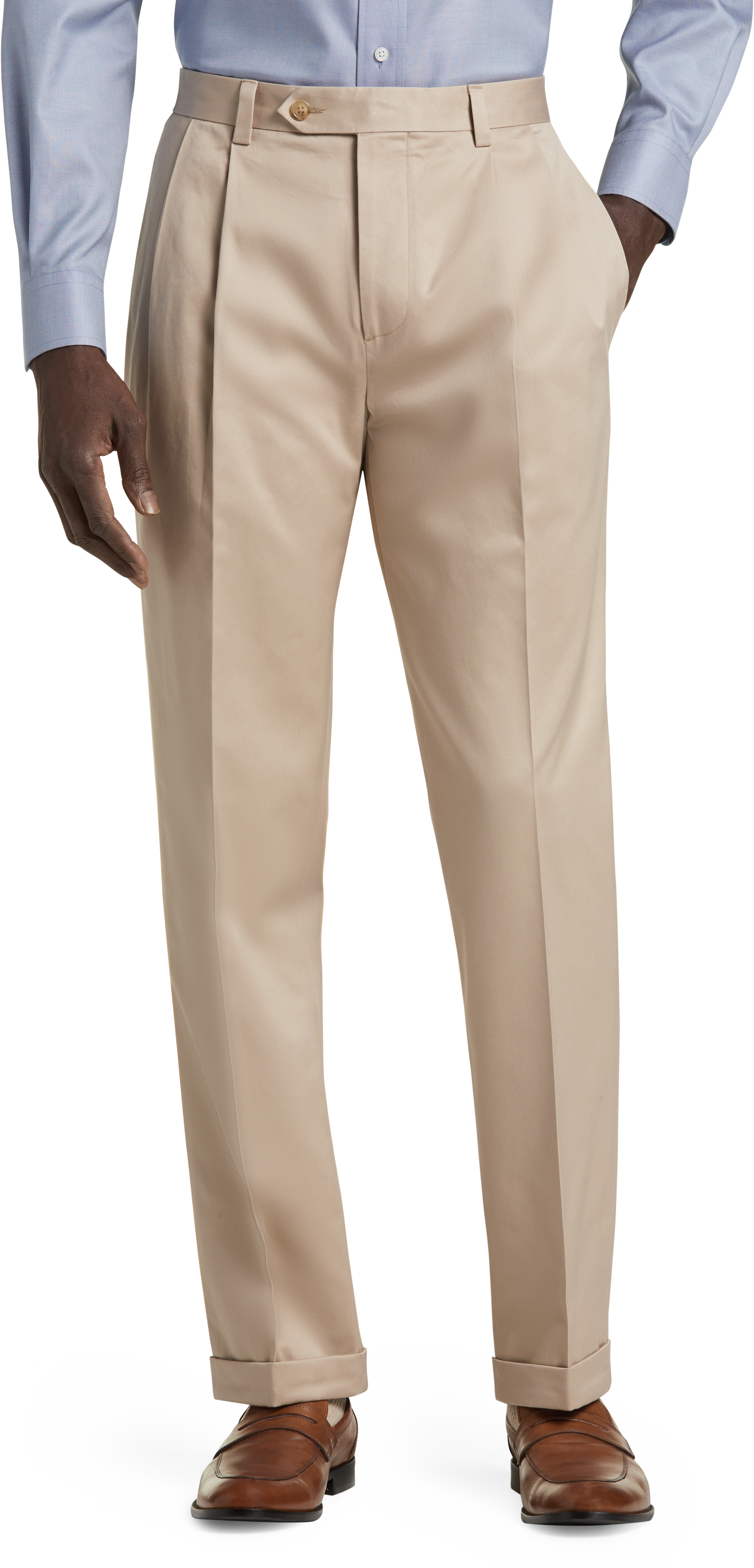 tan casual pants